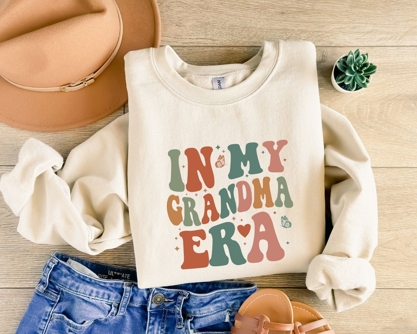In My Grandma Era Sweatshirt Cool Grandma Shirt Funny Grandma Shirt Best Grandma Shirt Gift for Grandma Proud New Grandma Shirt Sweatshirt – Warm & Stylish · Top Pick For Any Outfit