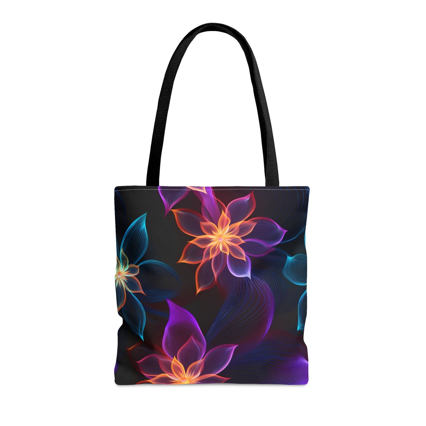 Funky Neon Petals Tote Bold Vibrant Unstoppable Tote Bag – Bold Style · Great Gift For Fans