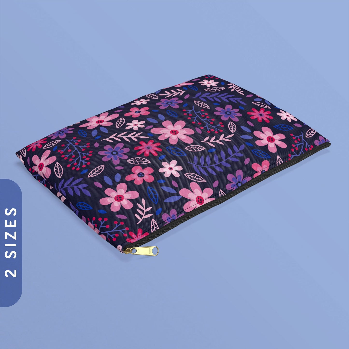 Subtle Bisexual Pride Flowers Accessory Pouch Bi Pride Flag Zip Pouch Bisexual Flag Zippy Purse LGBTQ Bisexual Coin Wallet with Zipper Graphic Tee – Aesthetic Look · Must-Have Style