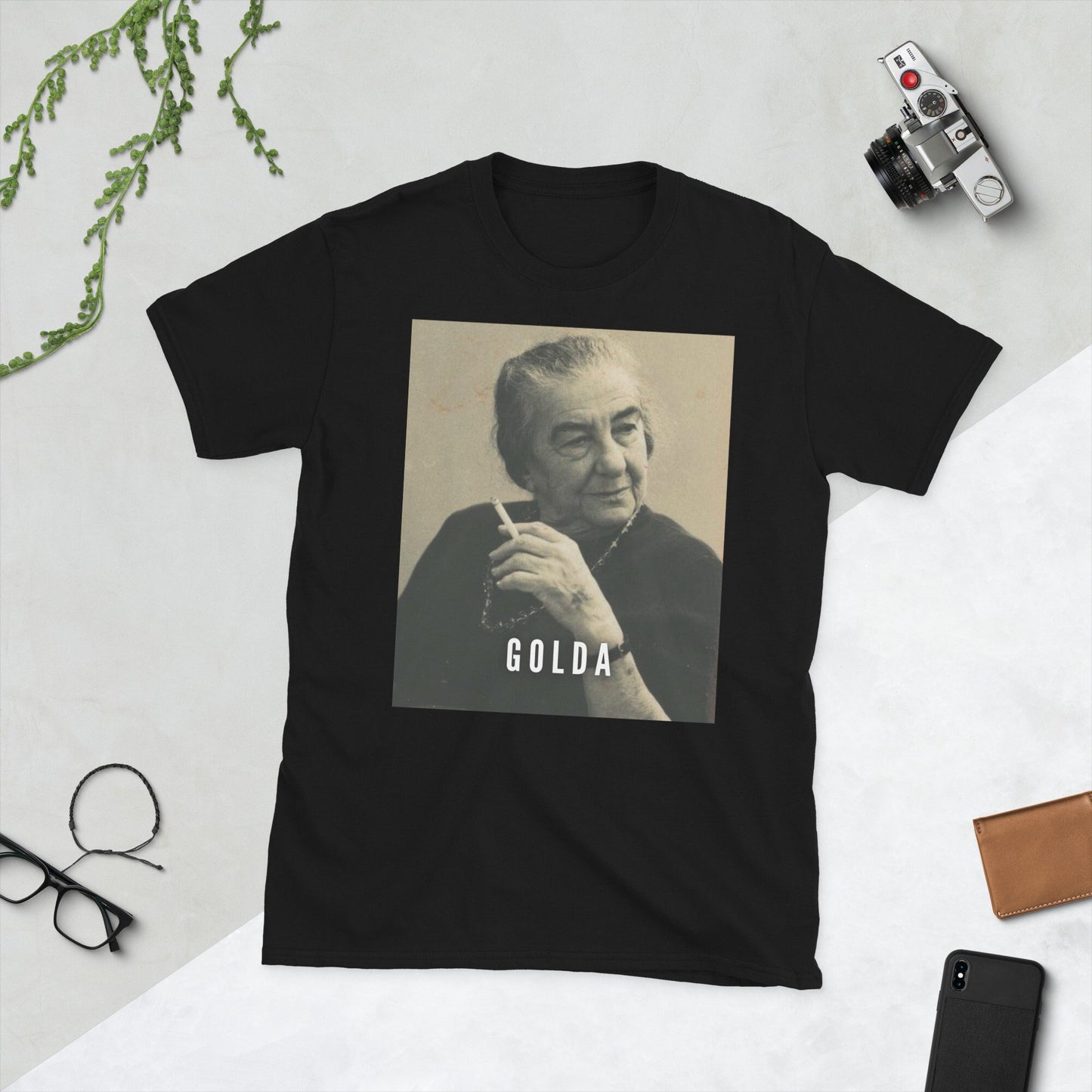 Golda Meir Short Sleeve Unisex T Shirt Graphic Tee – Easygoing Wear · Perfect For Daily Wear