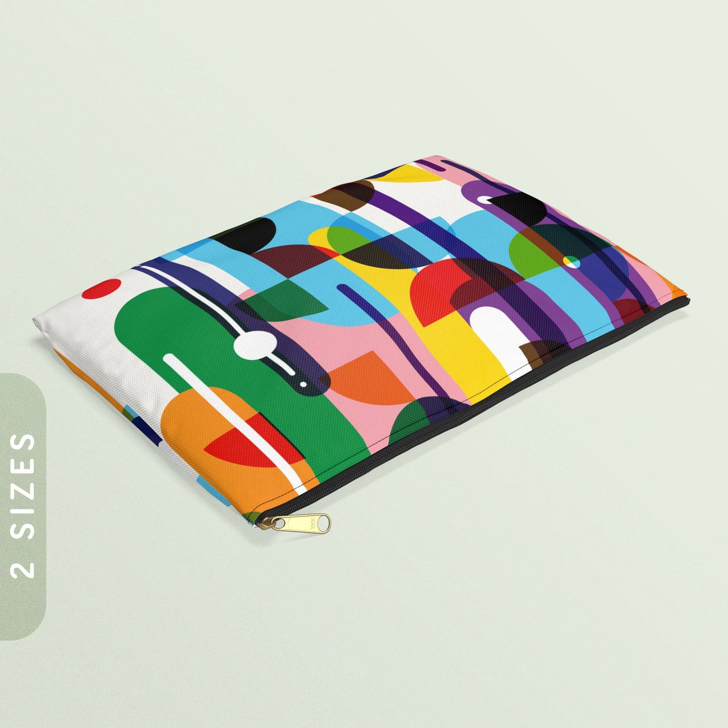 Progressive Artful Geometric Accessory Pouch Subtle Progress Pride Flag Zip Pouch Minimalist Zippy Purse Abstract Coin Zipper Wallet Graphic Tee – Fan Favorite · Perfect For Daily Wear