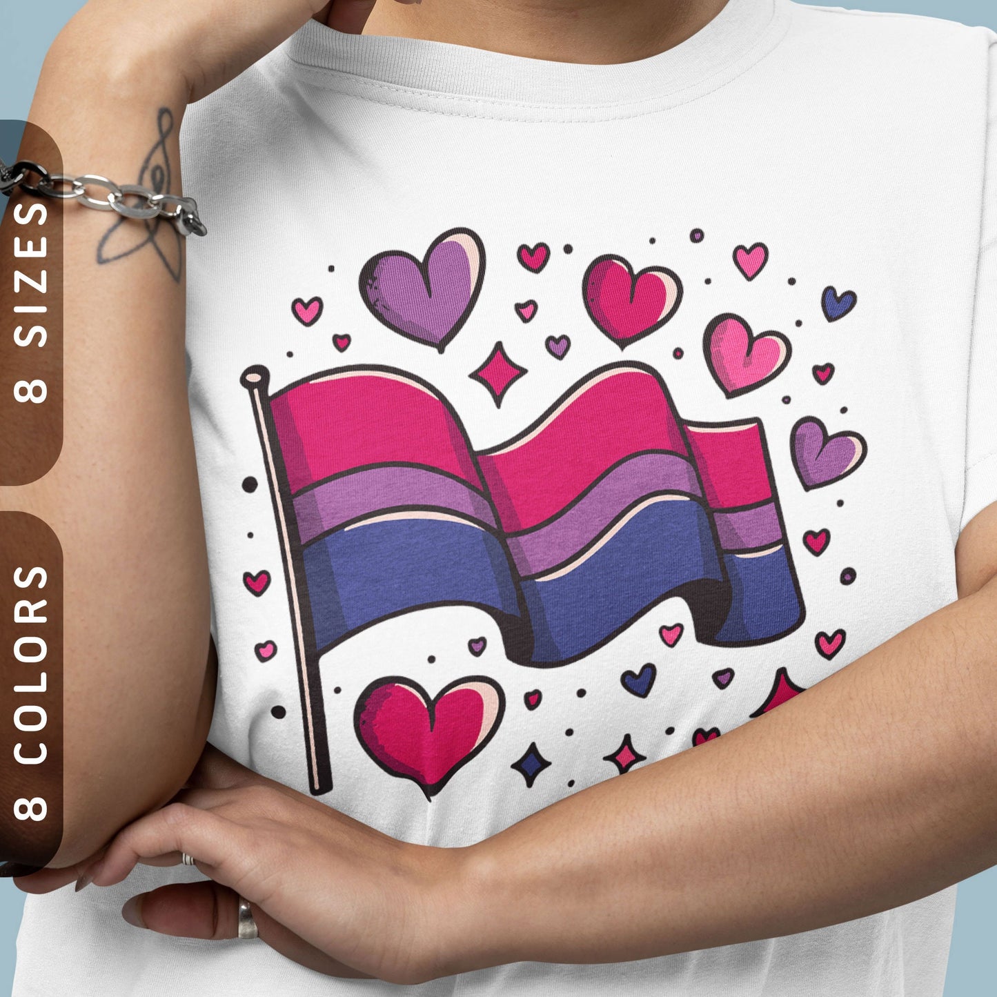 Subtle Bisexual Flag Shirt Bi Pride Flag Gender Neutral T Shirt Funny Bi Pride Gift Valentine39s Day Tshirt Bisexuality Gift Graphic Tee – Premium Graphic · Must-Have Style