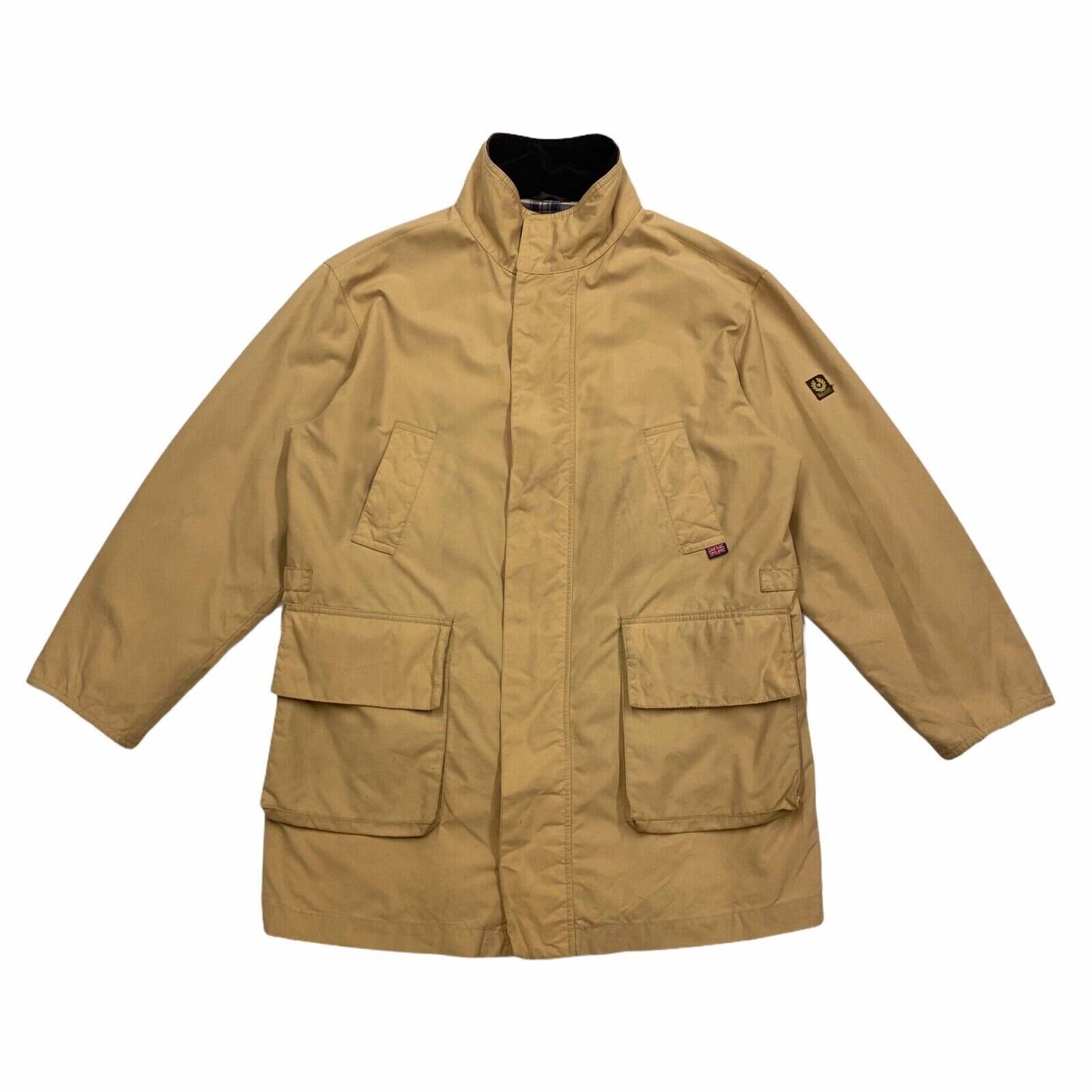 Belstaff Long Nylon Utility Coat Vintage High End Luxury Designer Beige VTG Graphic Tee – Aesthetic Look · Perfect For Daily Wear