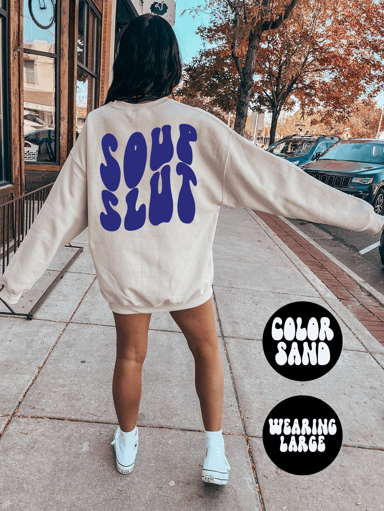 Soup BACK PRINT Sweatshirt Gifts Crewneck Funny Sweater Shirt Jumper Men Women Him Her Sweatshirt – Easygoing Wear · Must-Have Style