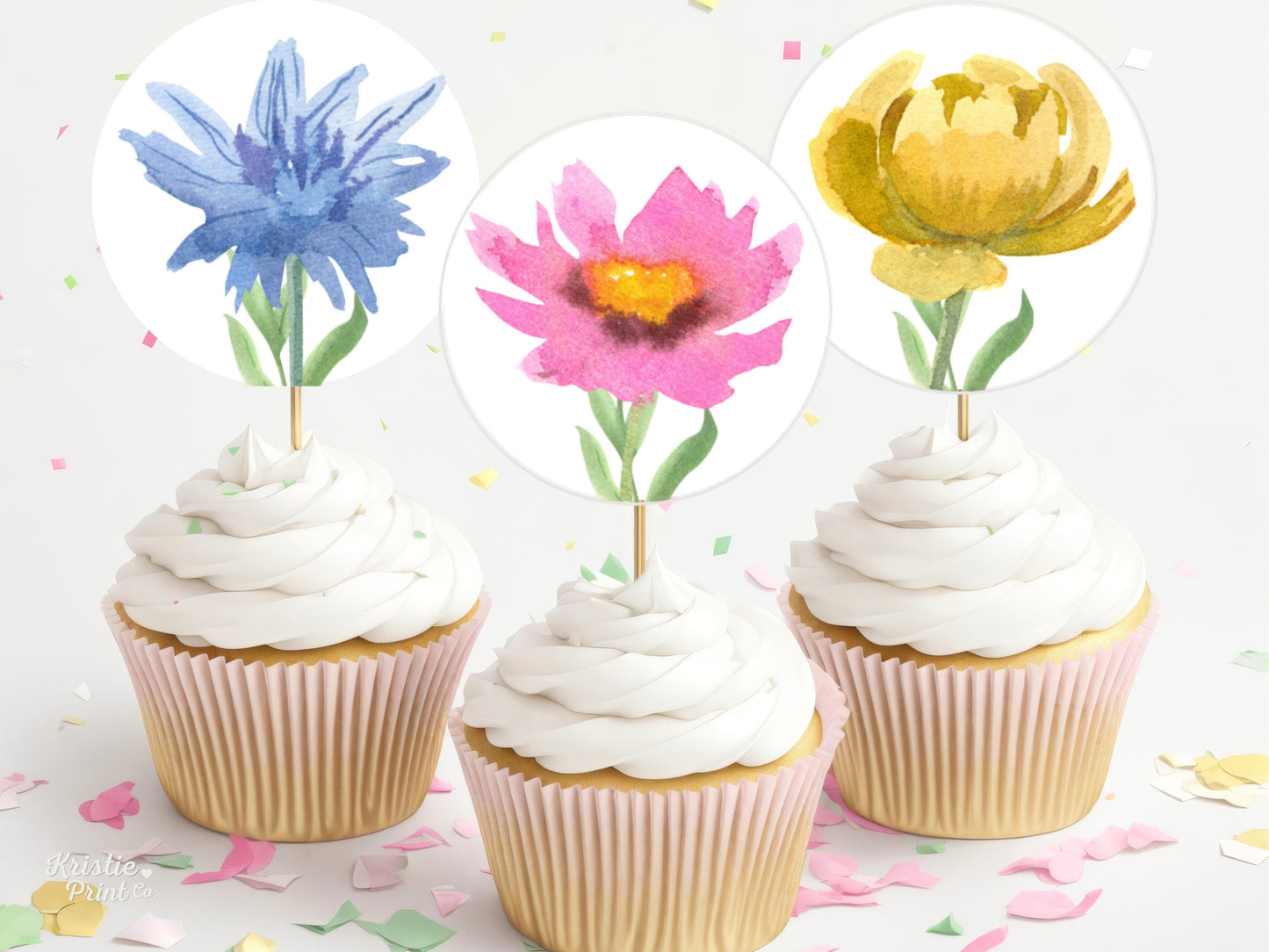 Wild Flower Cupcake Topper Botanical Party Decorations Wildflower Topper Wildflower Birthday Cupcake Decorations Little Wildflower WILDFL2 Graphic Tee – Easygoing Wear · Top Pick For Any Outfit