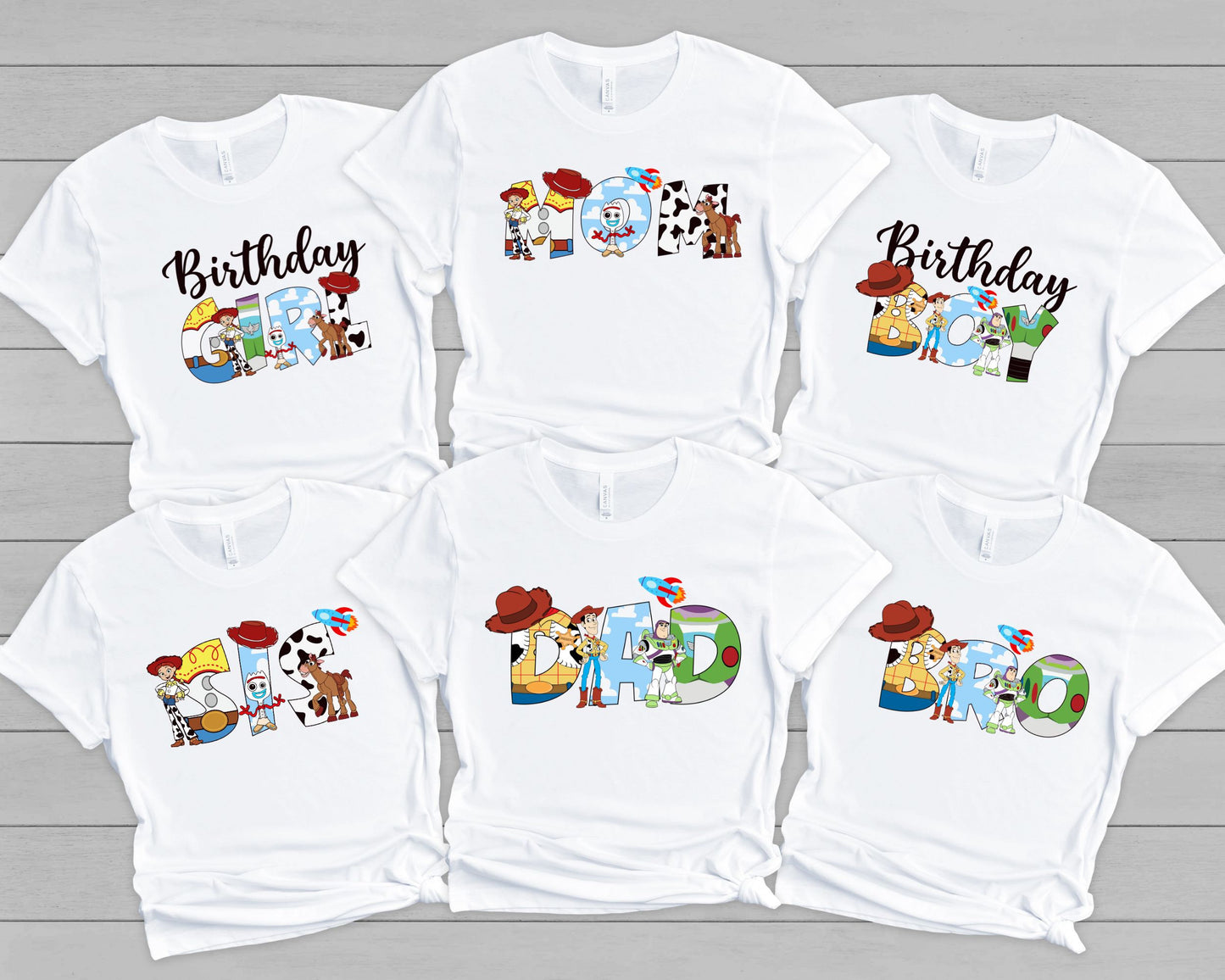 Toy Story Birthday Shirt Disney Family Birthday Shirt Toy Story Birthday Boy Girl Mom Dad Shirt Custom Toy Story Shirt Birthday Girl Tee Graphic Tee – Fan Favorite · Trending Graphic Apparel