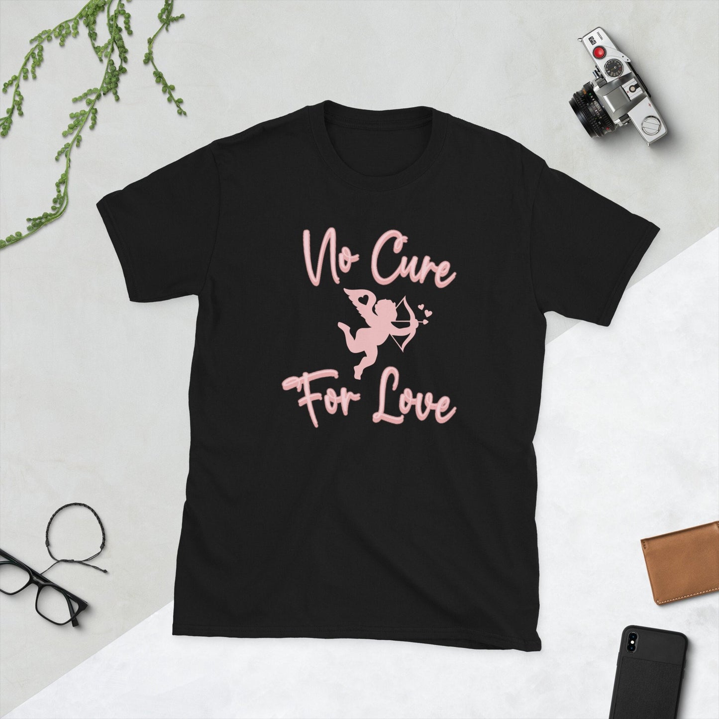 No Cure For Love Short Sleeve Unisex T Shirt Graphic Tee – Everyday Comfort · Great Gift For Fans