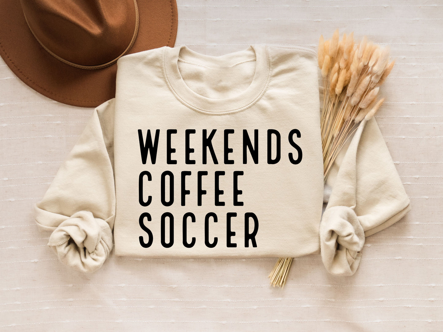 Weekend Coffee Soccer Sweatshirt Weekend Coffee Soccer Soccer SweatshirtSoccer Mom Sweatshirt Gift for MomGame Day Sweatshirt for Women Sweatshirt – Everyday Comfort · Must-Have Style
