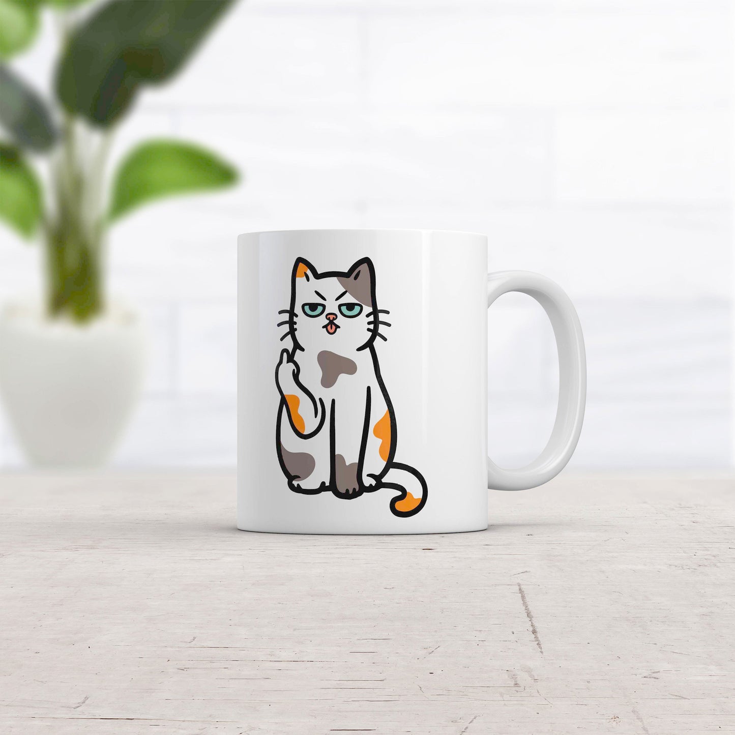 Cat Dad Mug Funny Cat Mug Cat Coffee Mug Coffee Mugs With Sayings Coffee Mugs Quotes Funny Work Mug Cat Middle Finger Graphic Tee – Bold Style · High-Quality Print