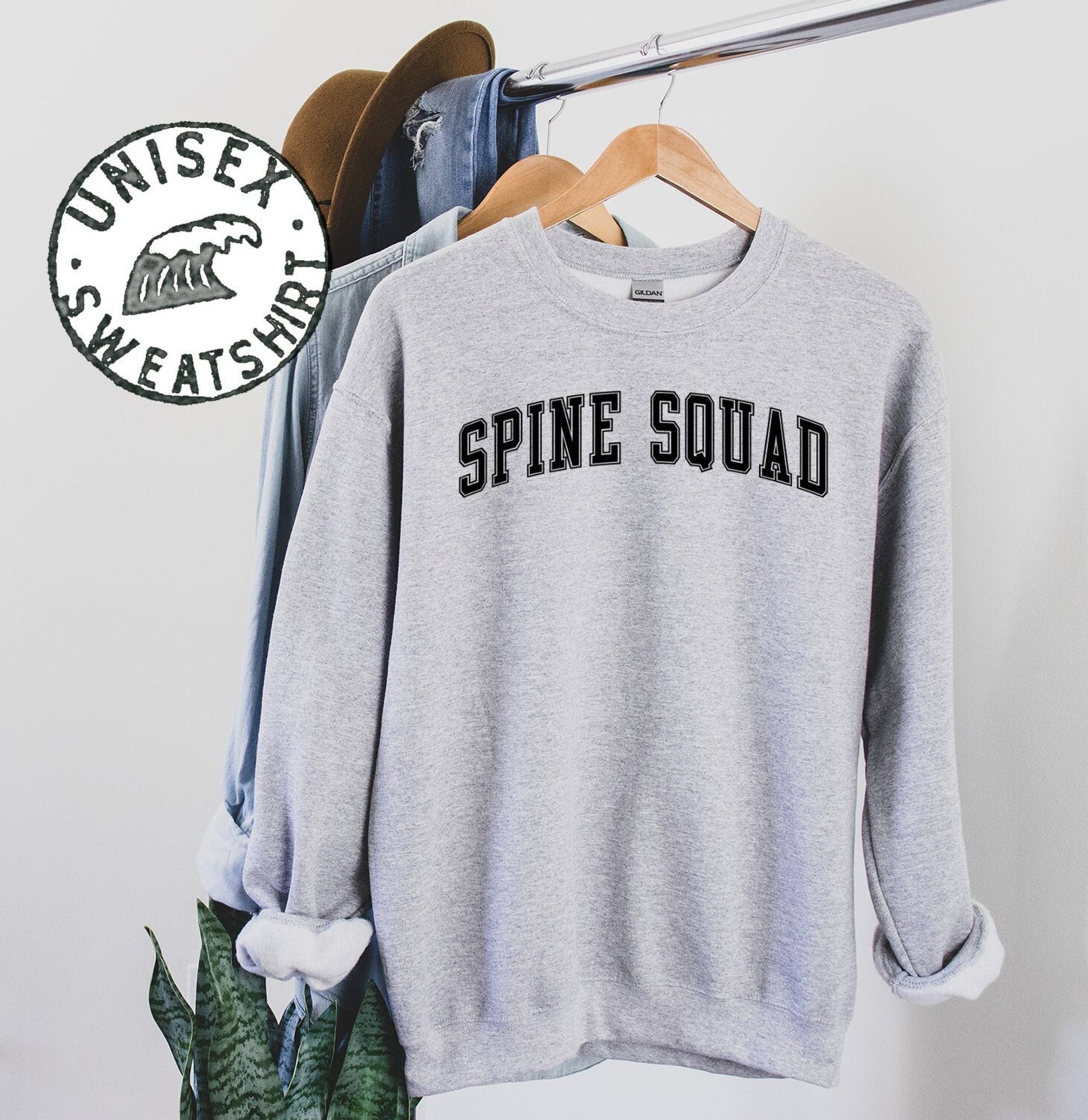 Spine Squad Orthopedic Nurse Chiropractor Sweatshirt Gifts Crewneck Funny Sweater Shirt Jumper Men Women Him Her Sweatshirt – Easygoing Wear · Trending Graphic Apparel