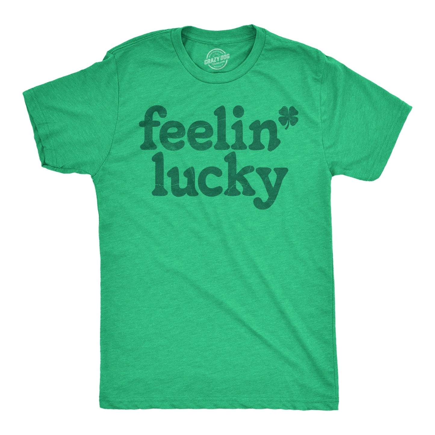 Feelin Lucky Shamrock Tshirt Men Funny St Patrick Day Shirt Party Shirts Men Ireland Shirts Clover Shenanigans Getting Lit Graphic Tee – Warm & Stylish · Trending Graphic Apparel