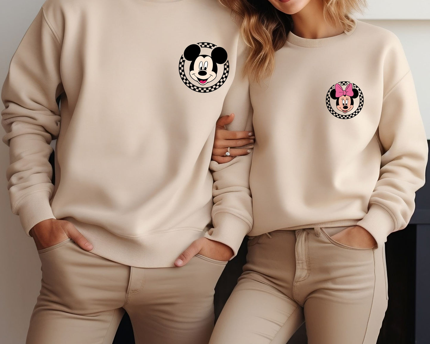 Retro Disney Pocket Size Print Sweatshirts Mickey Checkered ShirtRetro Disney ShirtsDisney Shirts WomenDisney Family ShirtsMinnie Mouse Sweatshirt – Premium Graphic · High-Quality Print