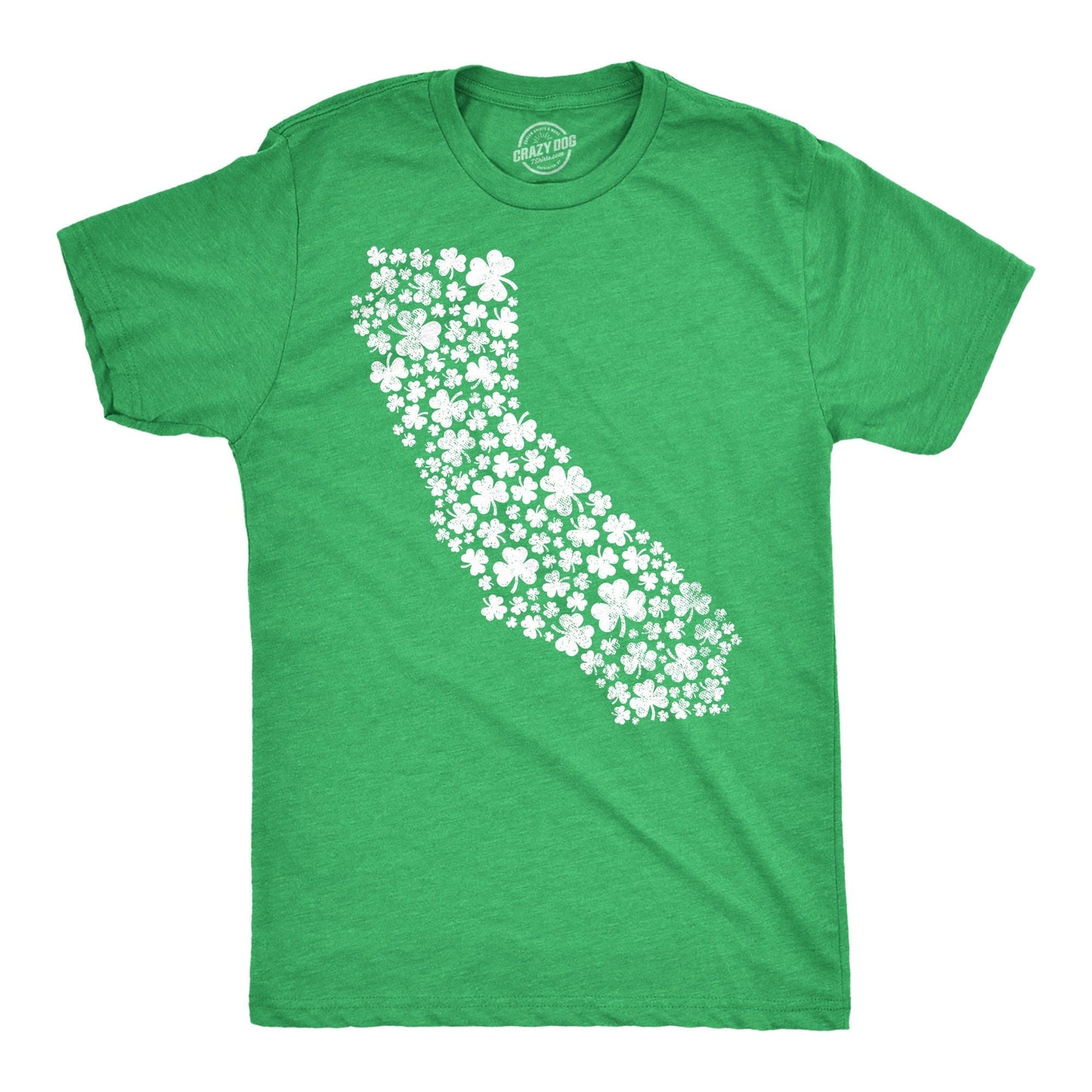 California State Clovers Shamrocks St Patrick39s Parade Saint Patrick39s Day Shamrock Shirt Mens Clover Shirt Funny Shirts Cali Graphic Tee – Fan Favorite · Great Gift For Fans