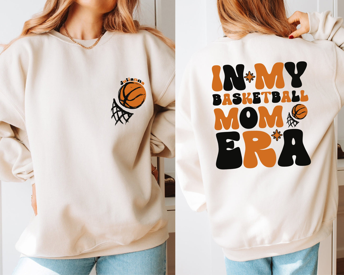 Personalized In My Basketball Mom Era Sweatshirt Basketball Mom Tshirt Basketball Shirt Basketball Mom Sports Mom ShirtBasketball Lover Sweatshirt – Aesthetic Look · Top Pick For Any Outfit