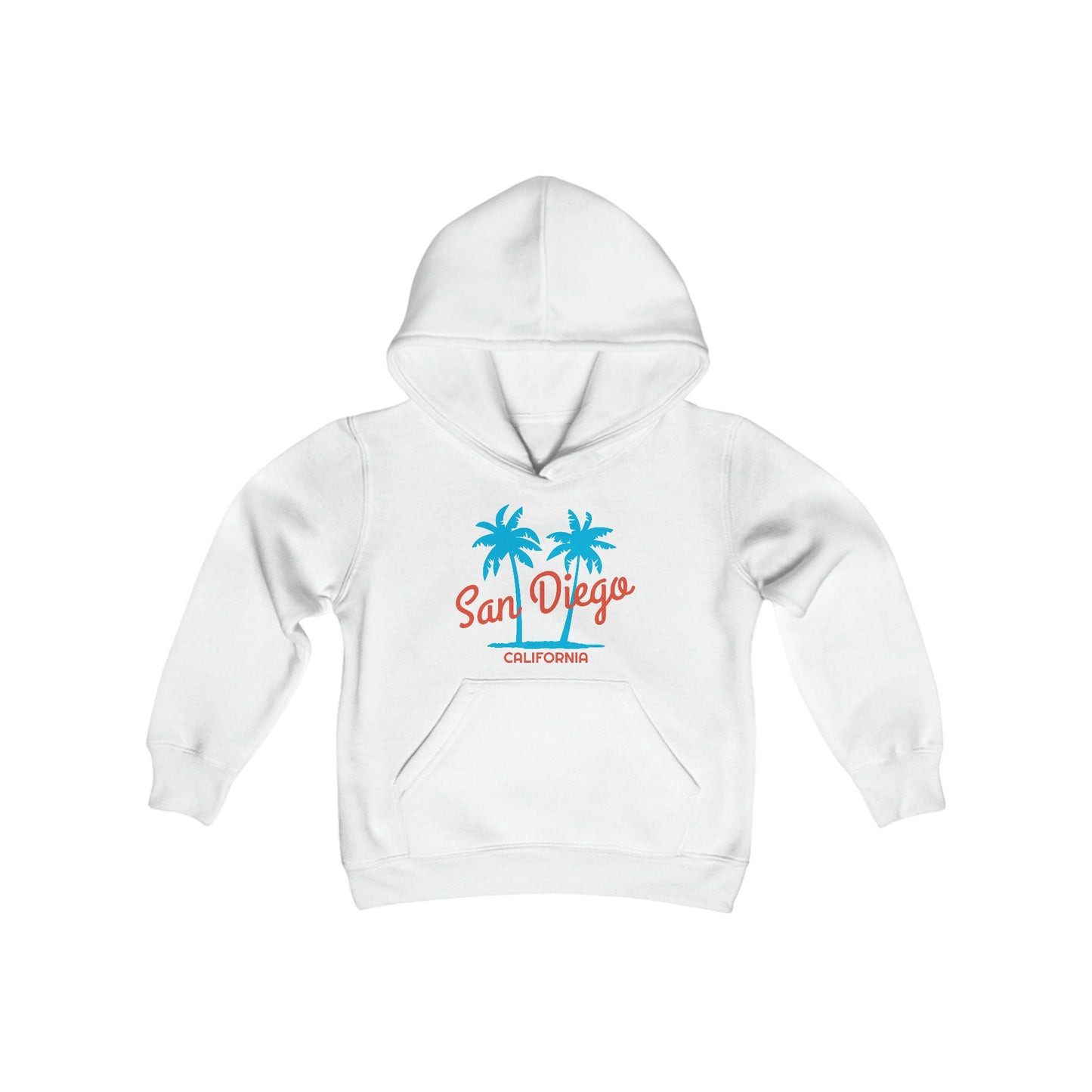 San Diego California Youth Hoodie Retro Mountain San Diego Youth Sweatshirt Personalization Available Hoodie – Cozy Vibes · Perfect For Daily Wear