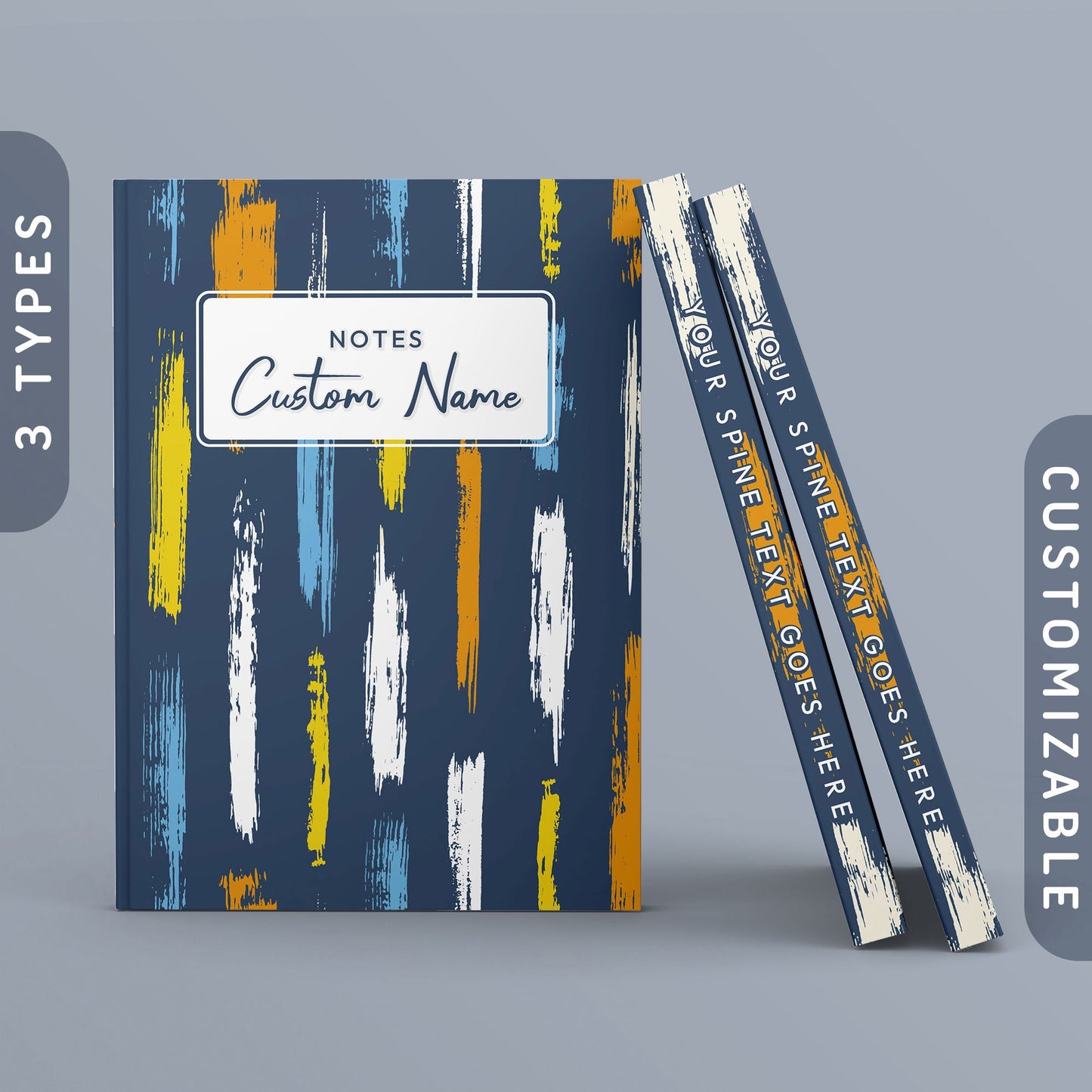 Personalized Subtle Aroace Journal Aroace Pride Flag Color Brush Strokes Sketchbook Customizable Hardcover Notebook Custom Name Text Graphic Tee – Fan Favorite · Top Pick For Any Outfit