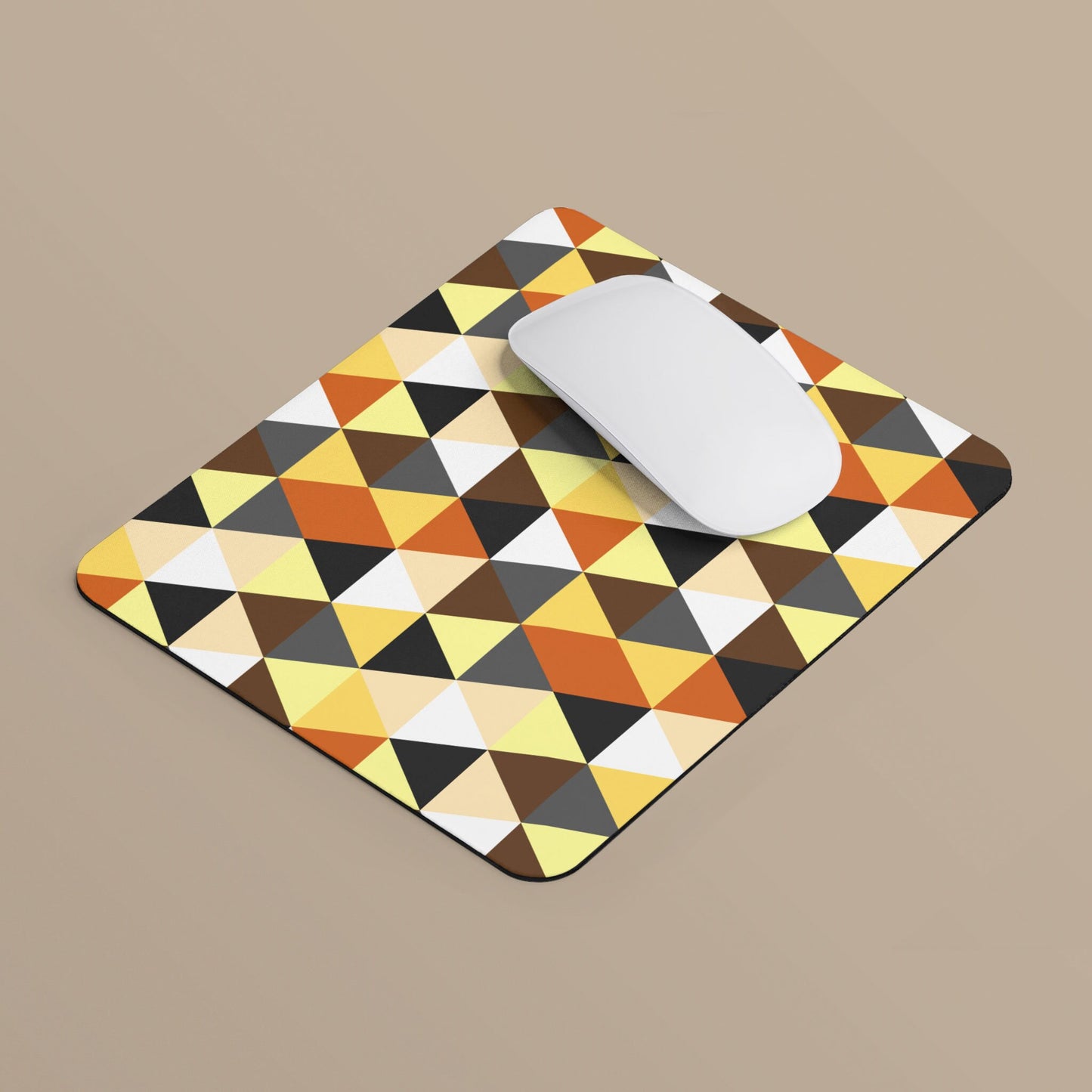 Bear Triangles Mouse Pad Rectangle Mouse Pad Gay Bear Pride Mouse Pad Bear Brotherhood Flag Colors Mousepad Home Office Gift Graphic Tee – Warm & Stylish · Great Gift For Fans