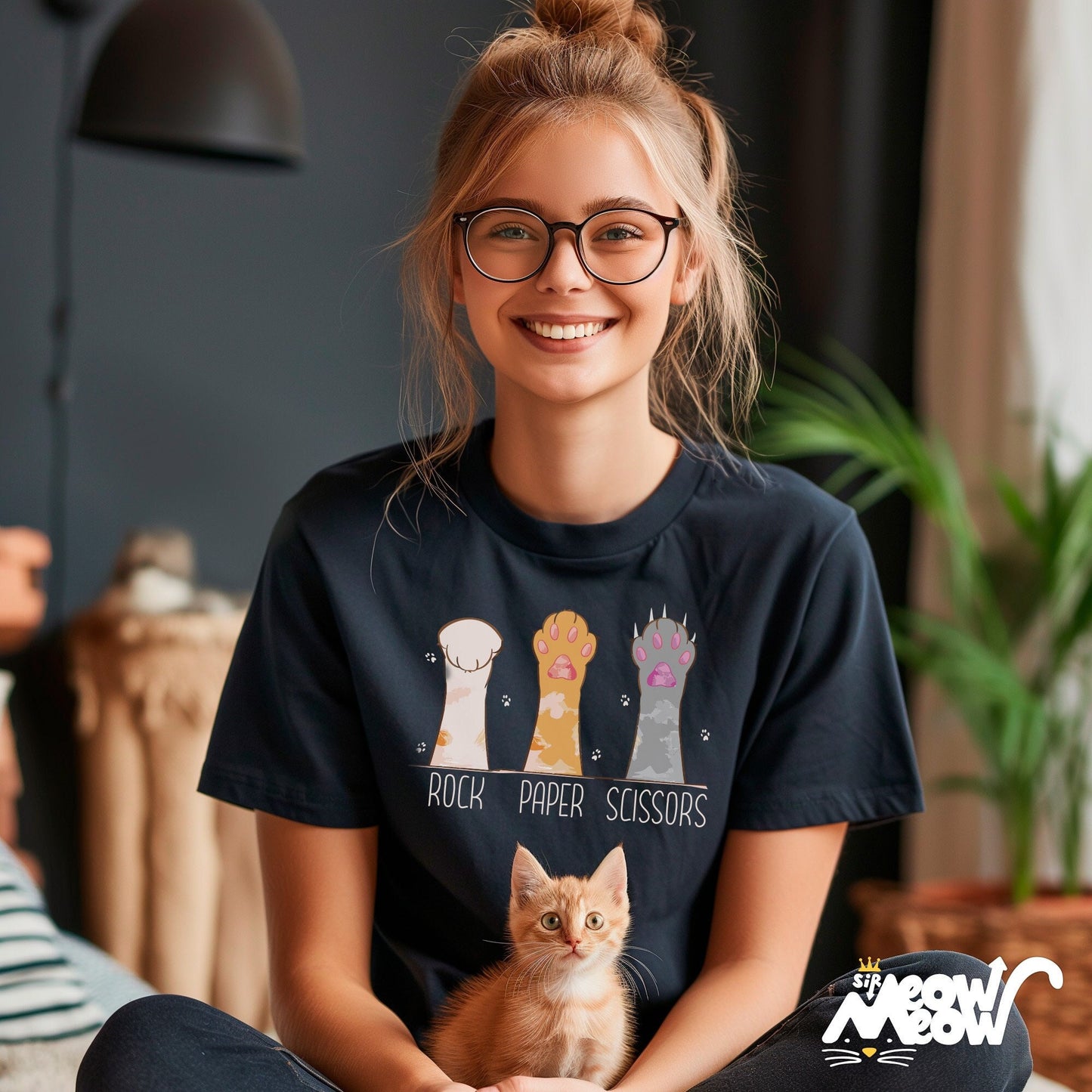 Playful Paws Rock Paper Scissors T Shirt Fun Cat Paw Game Tee Casual Grey Multi Color Top Pet Lover39s Choice Shirt Graphic Tee – Fan Favorite · Must-Have Style