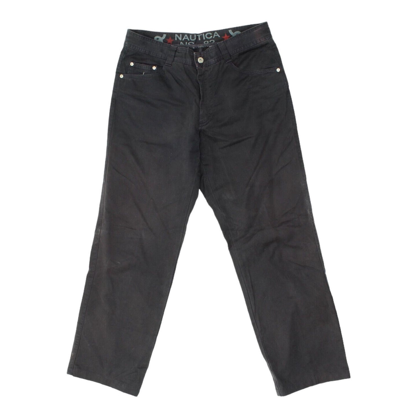 Nautica Mens Dark Navy Blue Chino Trousers Vintage Casual Designer Jeans VTG Graphic Tee – Aesthetic Look · Trending Graphic Apparel