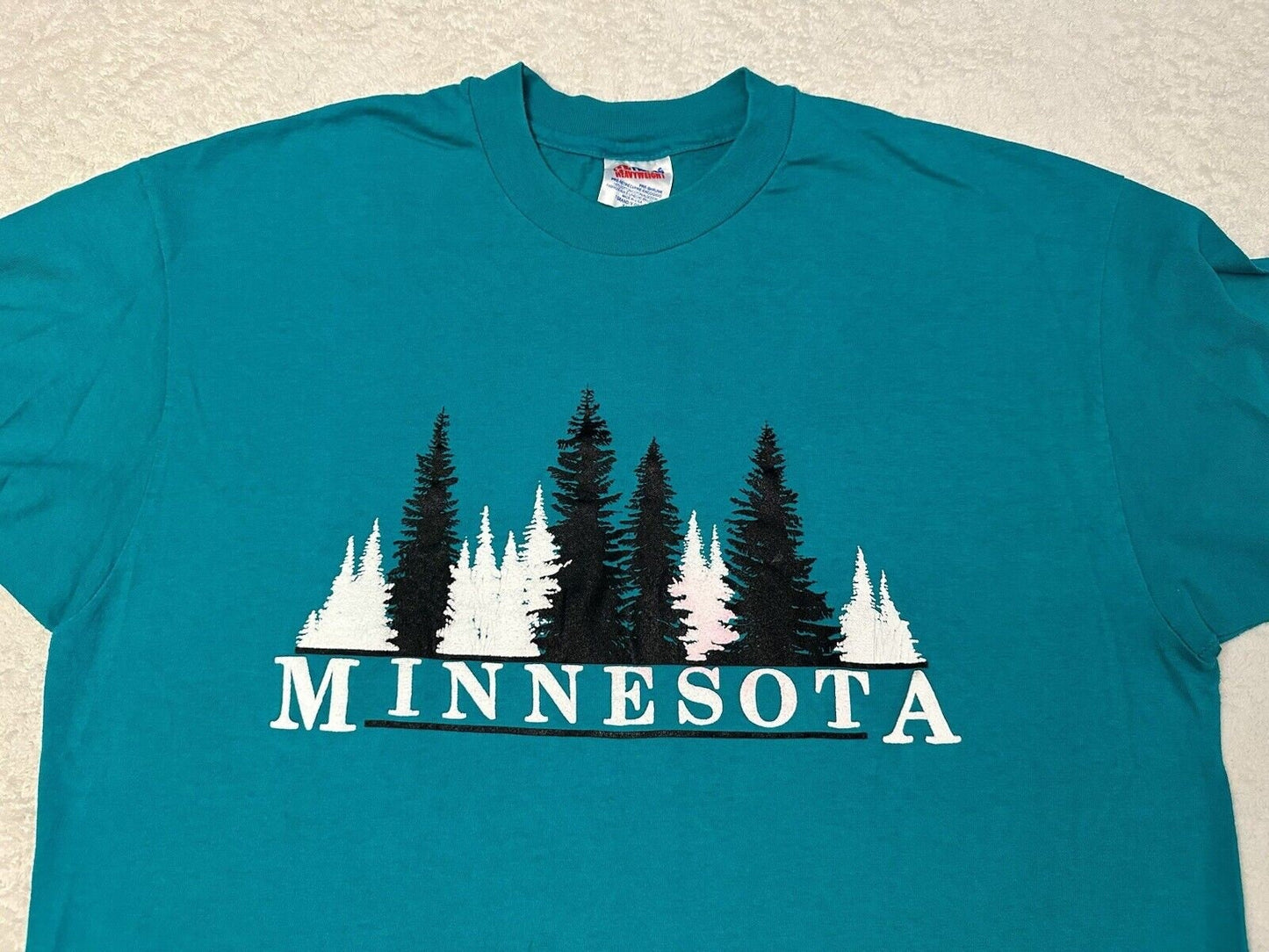Vintage 1990s 90s Minnesota Tree Trees Forest Puff Print Nature T Shirt XL NEW Graphic Tee – Cozy Vibes · Perfect For Daily Wear