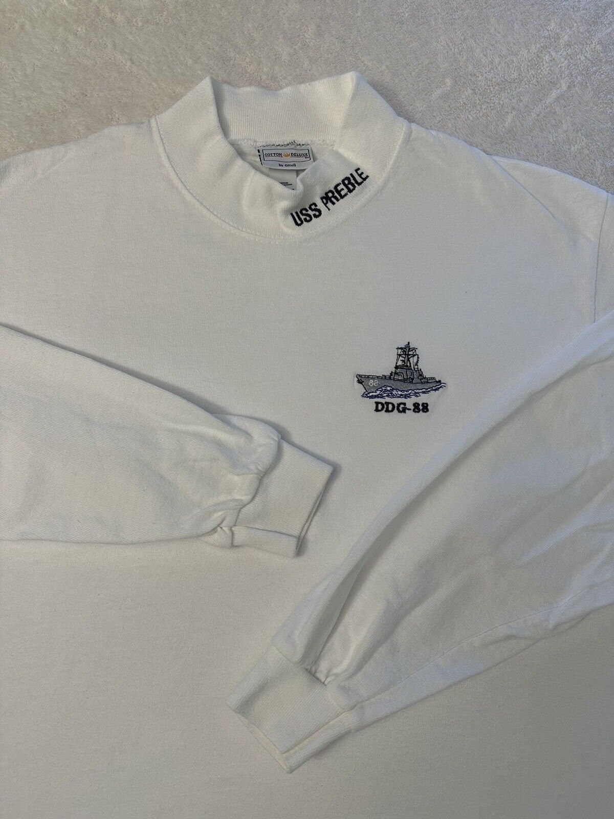Vintage 2000s Y2K USS Preble DDG 88 Destroyer Naval Navy Long Sleeve T Shirt M L Graphic Tee – Everyday Comfort · Trending Graphic Apparel