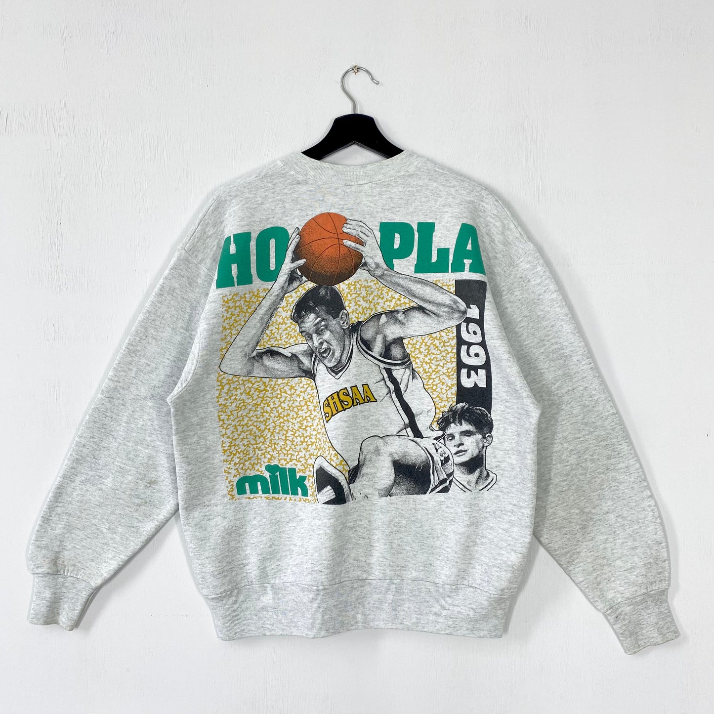 Vintage 90s Dave Hopla Sweatshirt Dave Hopla Crewneck Basketball Sweater Pullover Sportswear NBA Dave Hopla Print Logo Grey Medium Sweatshirt – Everyday Comfort · Must-Have Style