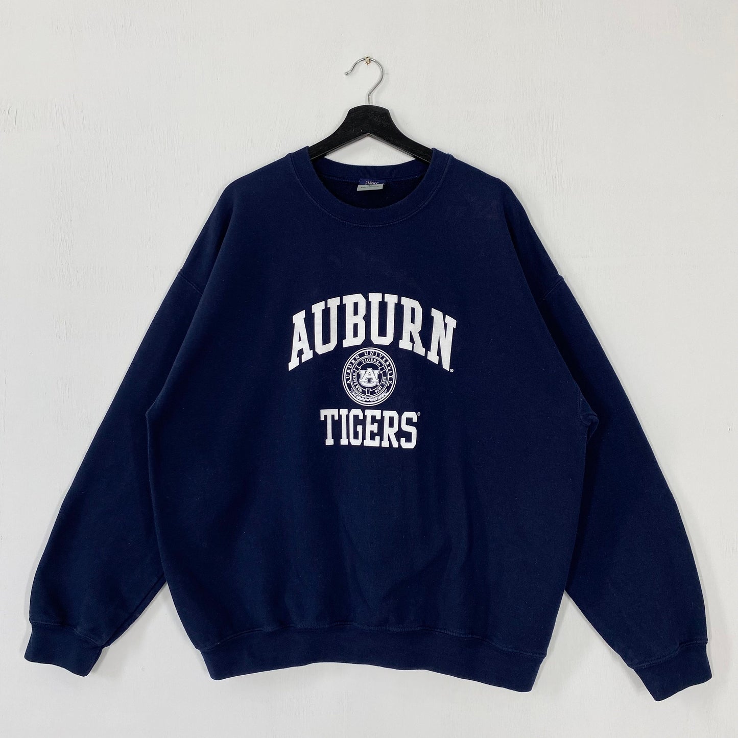 Vintage Auburn University Sweatshirt Auburn University Crewneck Auburn University Sweater Pullover Auburn Tigers Print Logo Blue XLarge Sweatshirt – Cozy Vibes · Great Gift For Fans