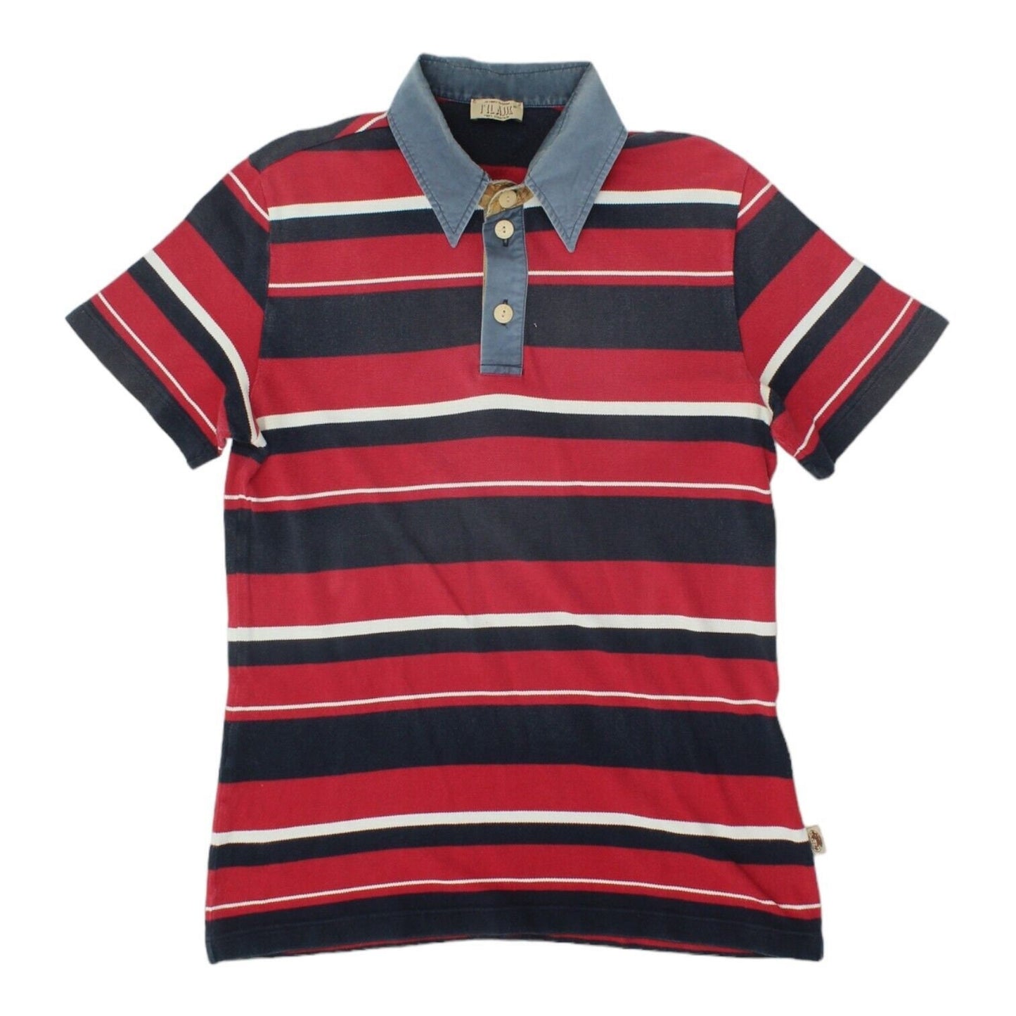 Alviero Martini 1a Classe Mens Red Navy Striped Polo Shirt Vintage Designer Graphic Tee – Fan Favorite · Great Gift For Fans