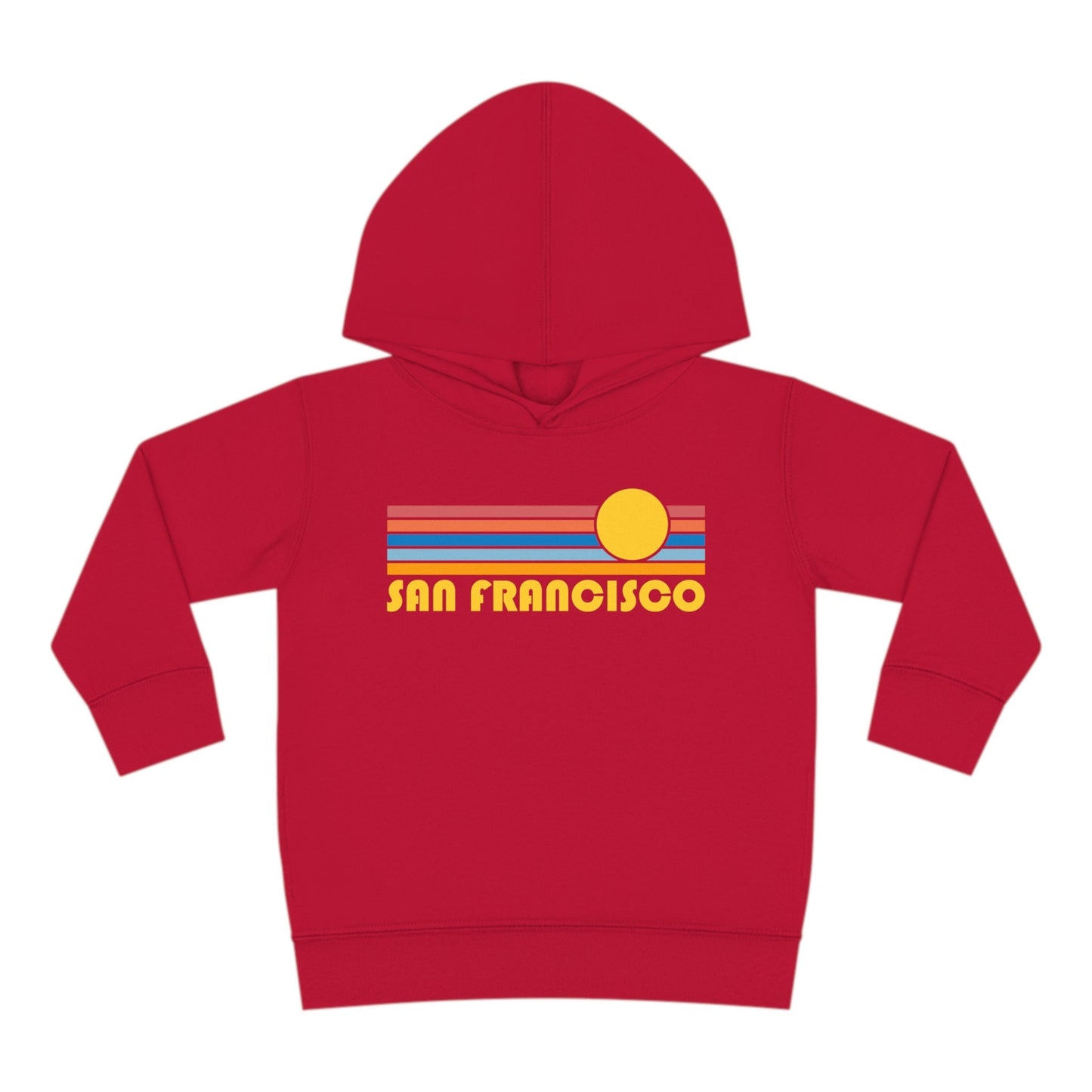 San Francisco California Toddler Hoodie Retro Sunrise Unisex San Francisco Toddler Sweatshirt Personalization Available Hoodie – Bold Style · Top Pick For Any Outfit