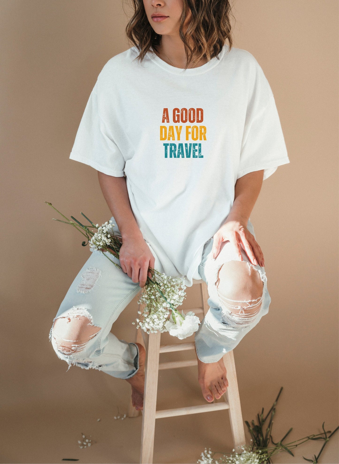Good Day For Travel Tshirt Travel T Shirt Inspirational Travel Shirt Travel Quote Shirt Explore Shirt Vacation Shirt Graphic Tee – Fan Favorite · Top Pick For Any Outfit