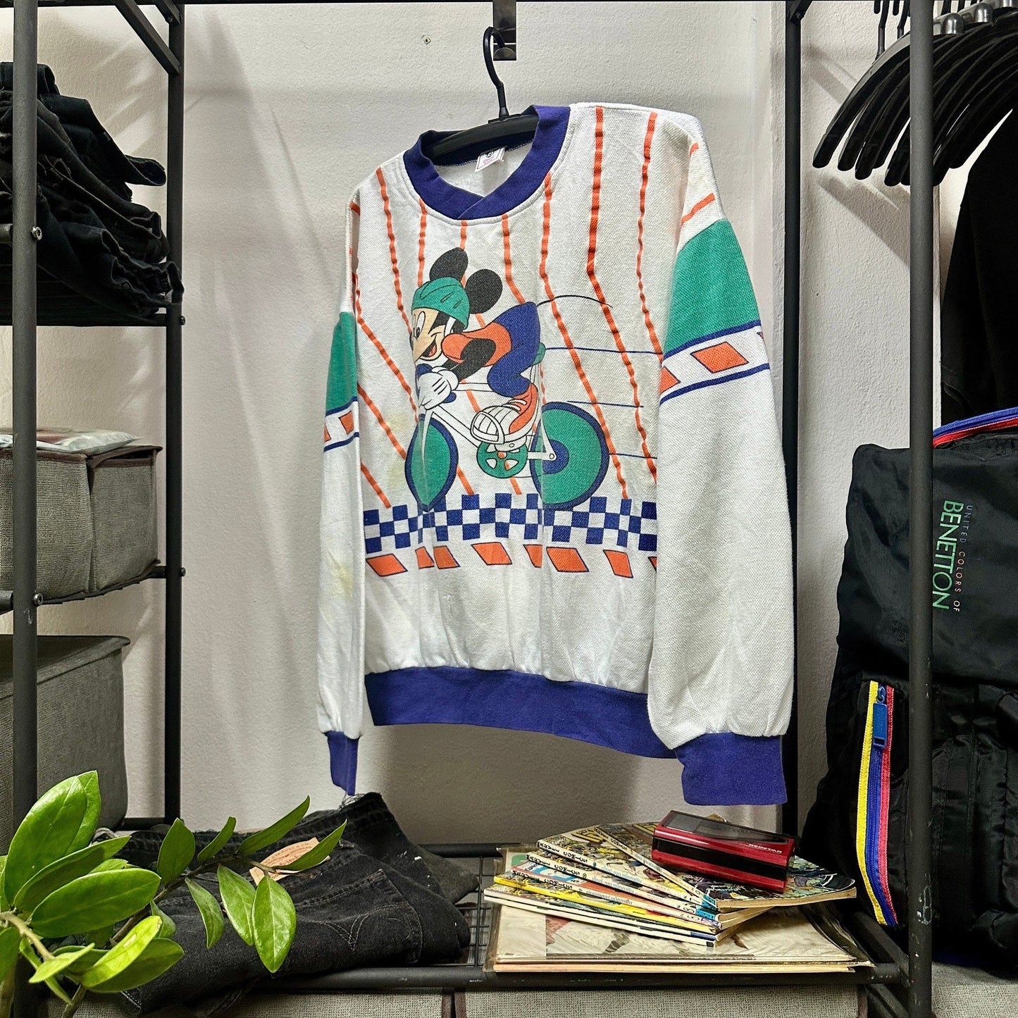 Vintage 90s Mickey Mouse Sweatshirt Sweatshirt – Premium Graphic · Trending Graphic Apparel