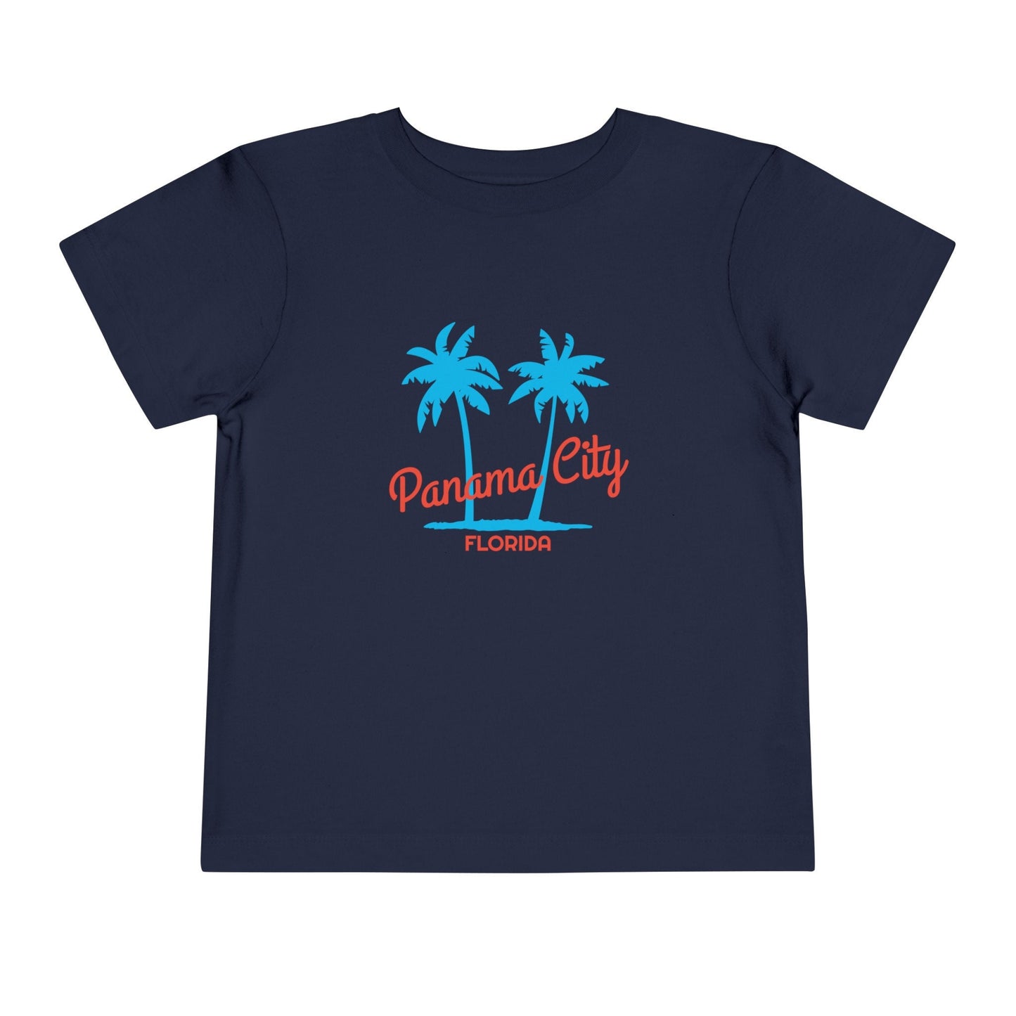 Panama City Beach Florida Toddler TShirt Retro Palm Tree Toddler Panama City Beach Shirt Personalization Available Graphic Tee – Cozy Vibes · Perfect For Daily Wear