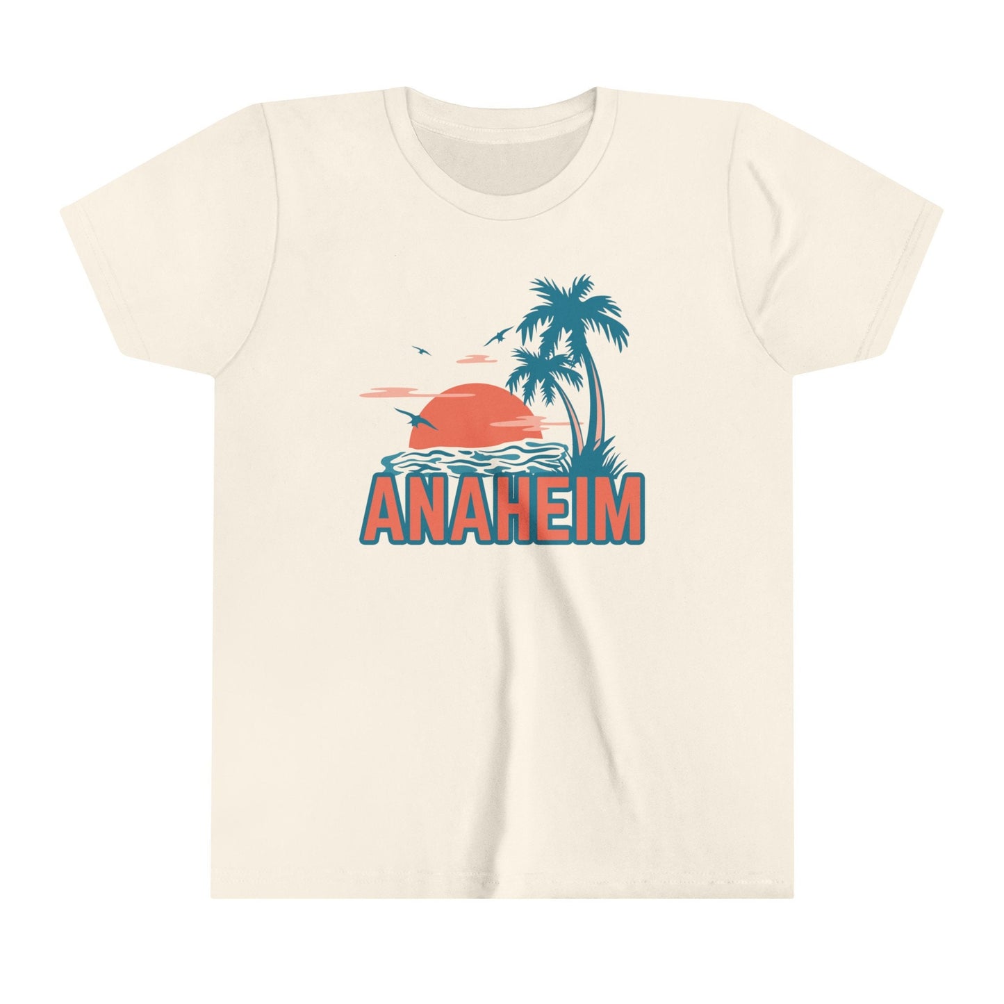 Anaheim California Youth Shirt Retro Palm Tree Anaheim Kid39s TShirt Personalization Available Graphic Tee – Aesthetic Look · Must-Have Style