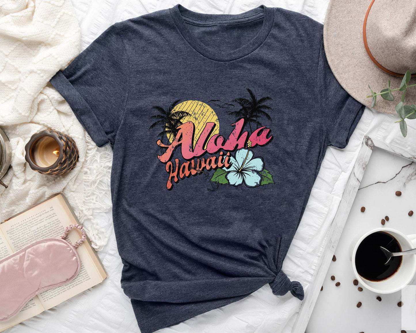 Hawaii Aloha State Shirt Summer T shirt Beach T Shirt Summer Tee Hawaii Vacation Shirt Summer Tee Girls Trip Shirt Graphic Tee – Bold Style · Perfect For Daily Wear