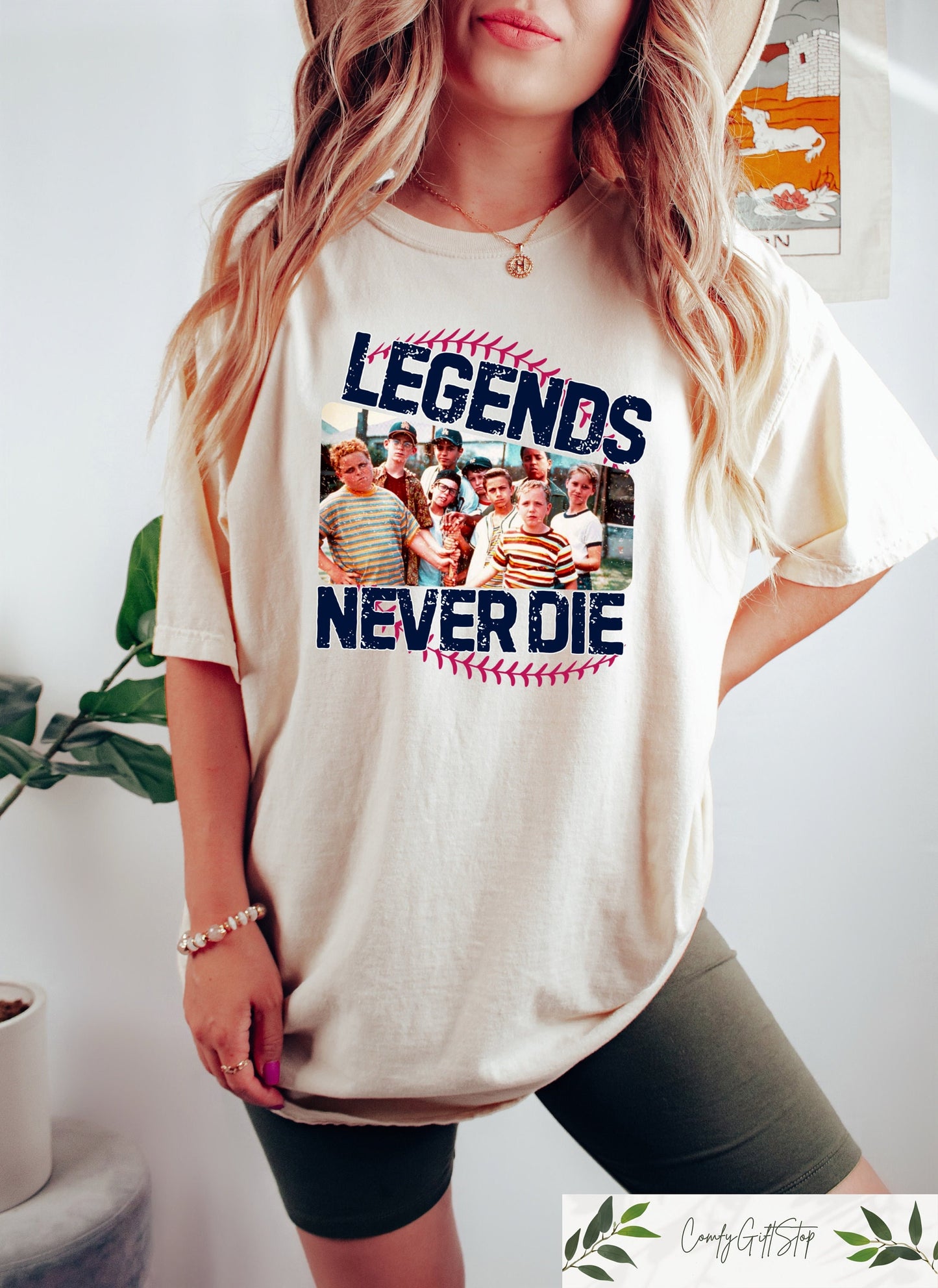 Retro Comfort 1990s Sandlot Legends Never Die Shirt Baseball T Shirt Baseball Squad Crew Shirts Baseball Team Tee Graphic Tee – Feel-Good Design · Great Gift For Fans