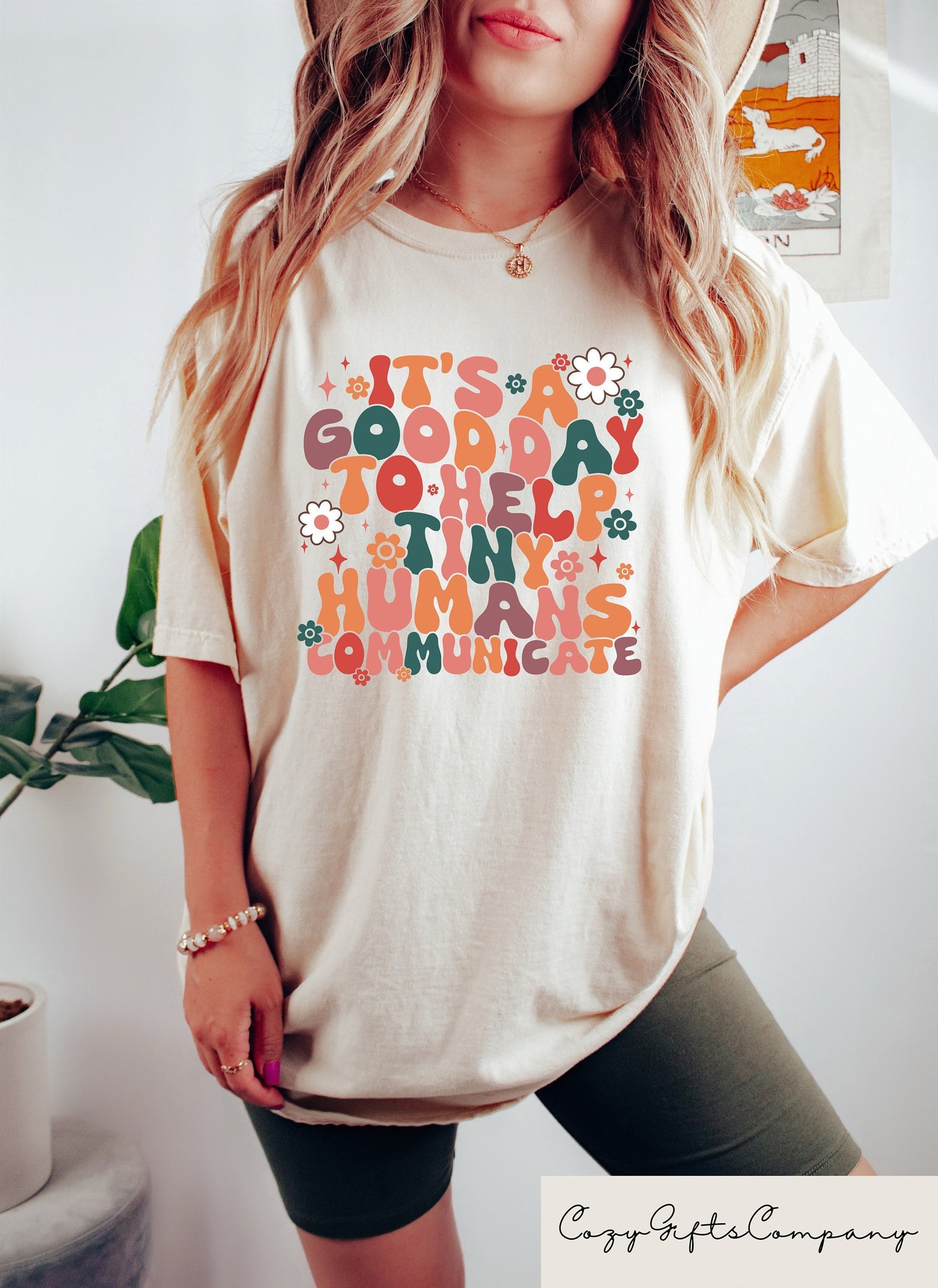 It39s A Good Day To Help Tiny Humans Communicate Shirt Speech Language Pathologist T Shirt SLP Sweatshirt Special Education Tee SLP Gift Sweatshirt – Easygoing Wear · Great Gift For Fans