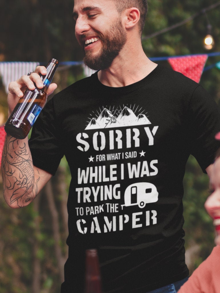 Funny Camping Tee for RV Travelers Unisex Softstyle Shirt for Him or Her Unique Gift Idea Graphic Tee – Feel-Good Design · Trending Graphic Apparel