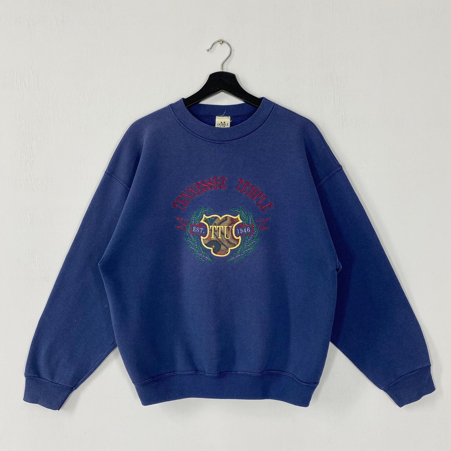 Vintage 90s Tennessee Temple University Sweatshirt Tennessee Crewneck Tennessee Sweater Tennessee Temple Crusaders Embroidered Logo Small Sweatshirt – Cozy Vibes · Must-Have Style