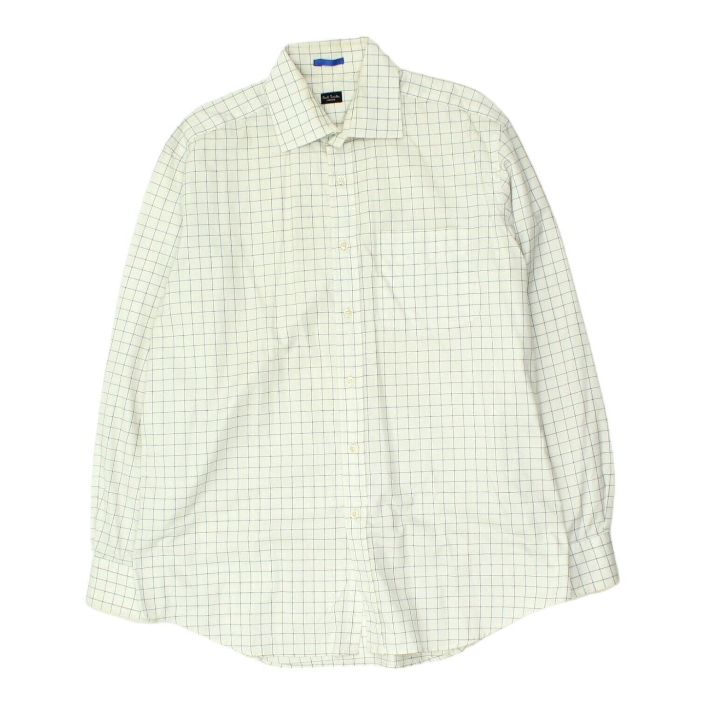 Paul Smith Mens White Check Shirt Vintage High End Luxury Designer Formal VTG Graphic Tee – Everyday Comfort · High-Quality Print