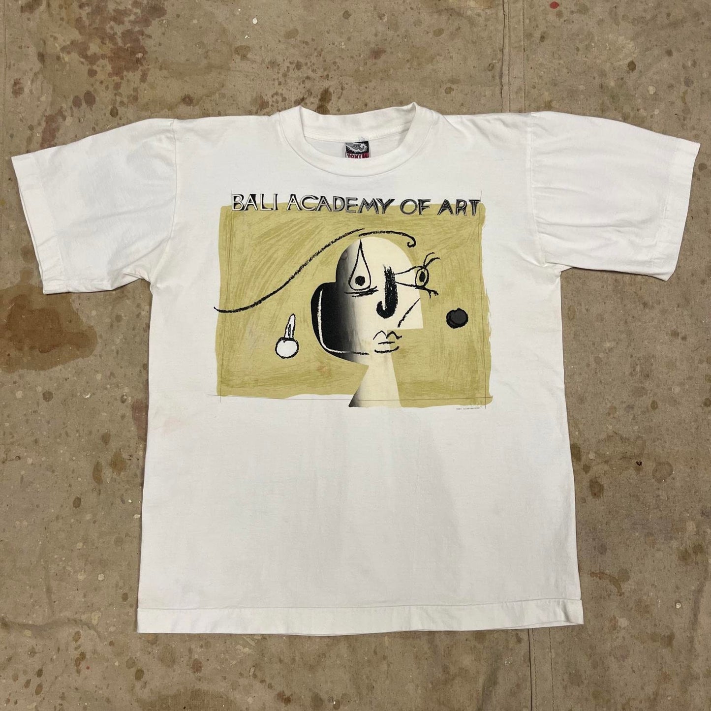 Vintage Bali Academy of Art Picasso Dali Style Art Shirt Graphic Tee – Aesthetic Look · High-Quality Print