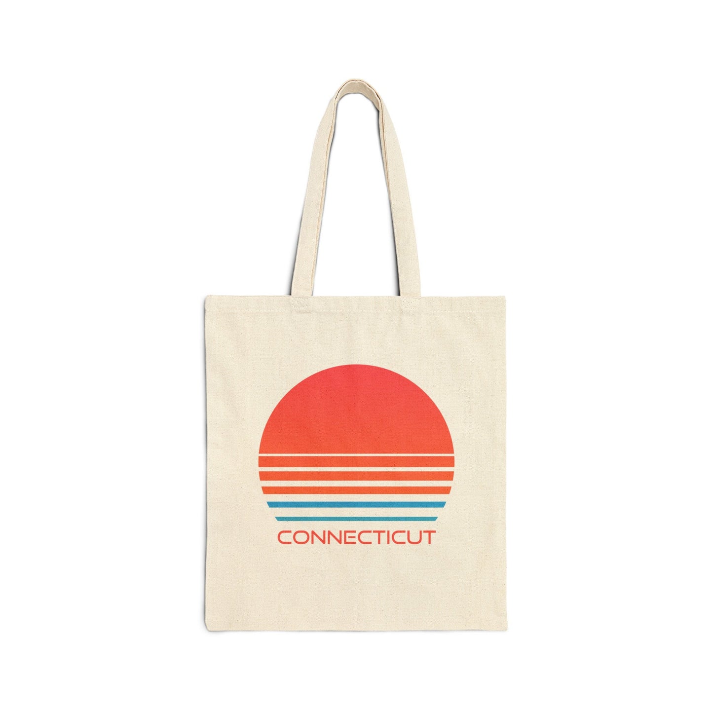 Connecticut Cotton Canvas Connecticut Tote Bag Retro 80s Personalization Available Tote Bag – Feel-Good Design · Top Pick For Any Outfit