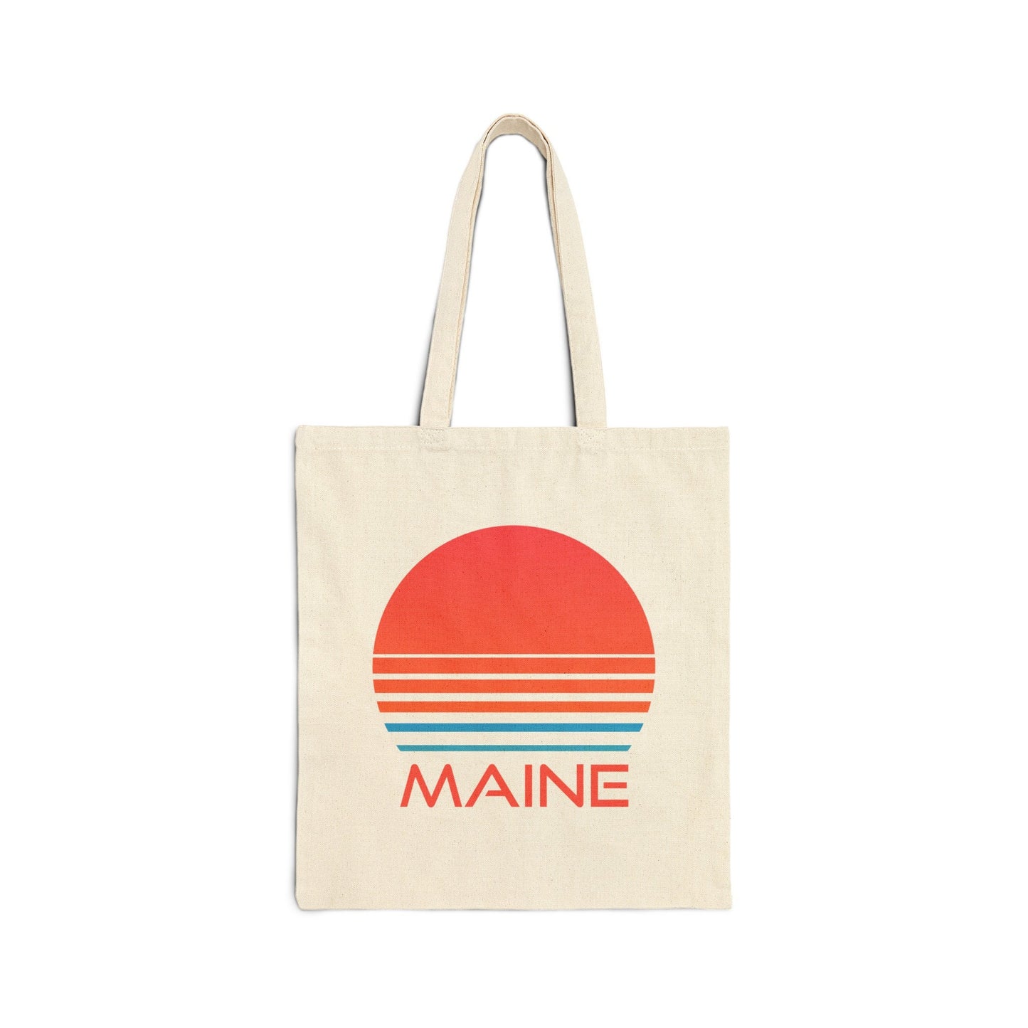 Maine Cotton Canvas Maine Tote Bag Retro 80s Personalization Available Tote Bag – Fan Favorite · Top Pick For Any Outfit
