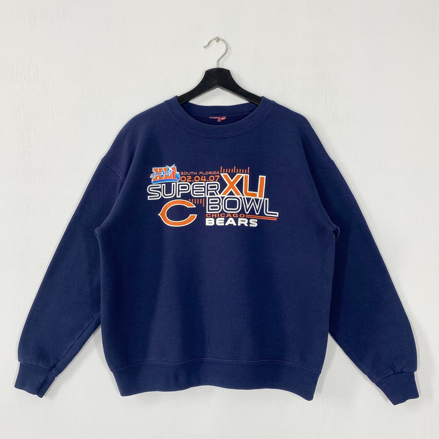 Vintage Chicago Bears Sweatshirt Chicago Bears Crewneck Chicago Bears Sweater Pullover Sportswear NFL Chicago Bears Print Logo Blue Medium Sweatshirt – Fan Favorite · Must-Have Style