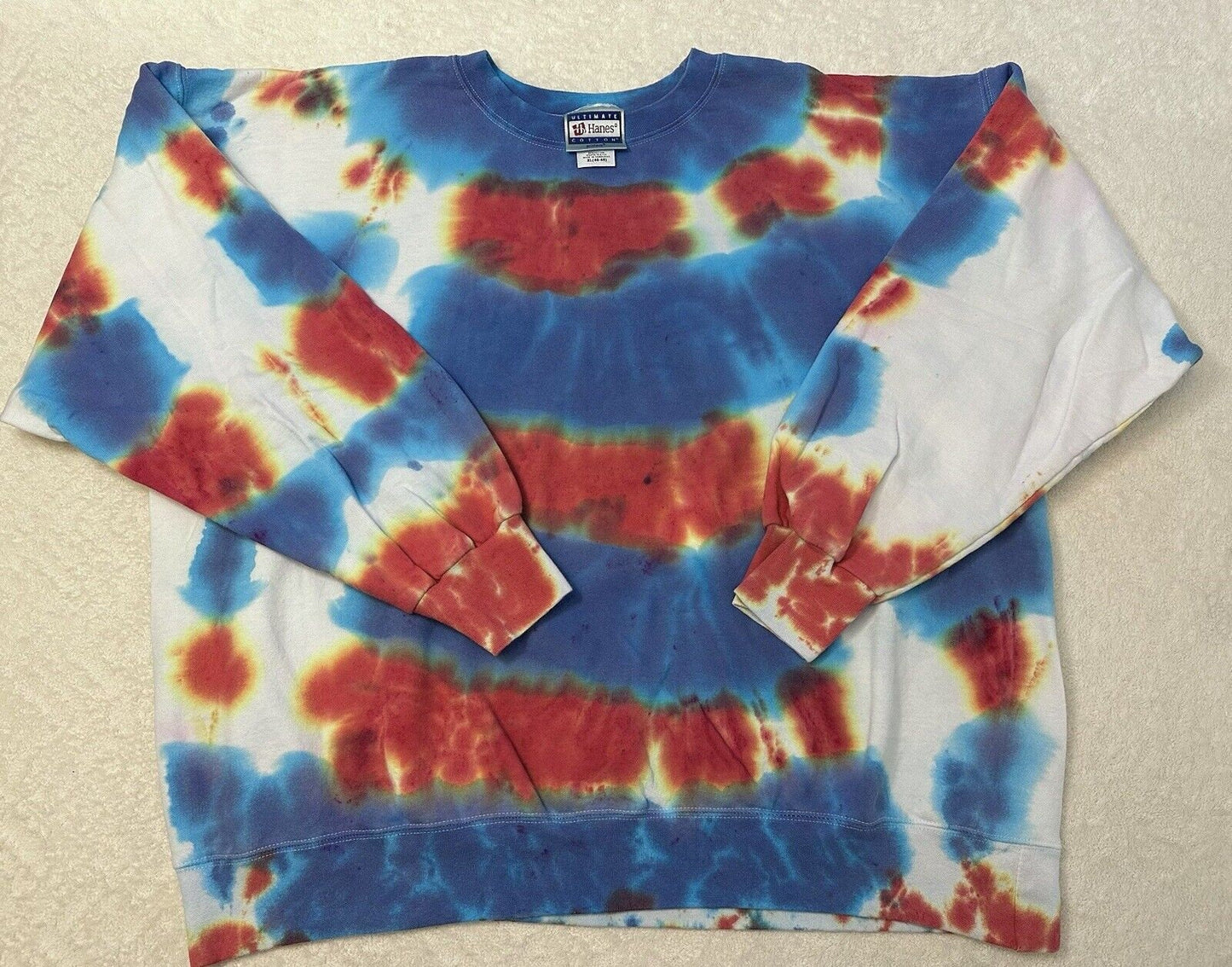 Vintage 2000s Blank Basic Tie Dye All Over Print Psychedelic Sweatshirt XL NEW Sweatshirt – Feel-Good Design · Must-Have Style