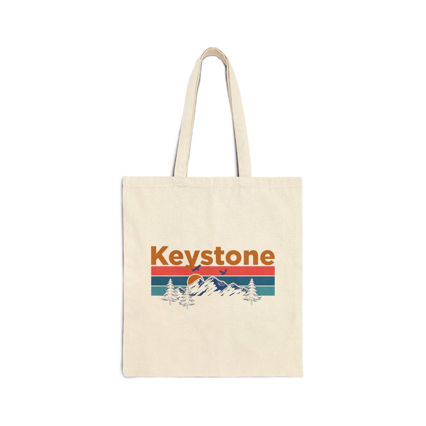 Keystone Colorado Tote Bag Cotton Canvas Keystone Bag Personalization Available Tote Bag – Everyday Comfort · High-Quality Print