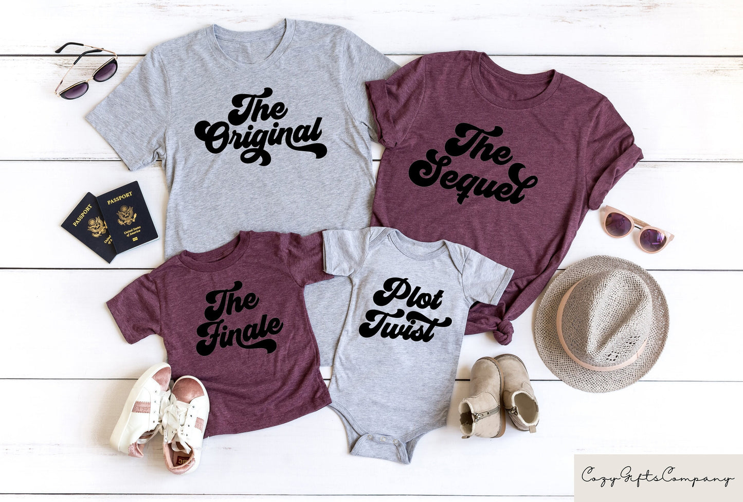 Original Sequel Finale Shirts Pregnancy Announcement Matching Sibling Shirt Baby Reveal Gender Reveal Big Sister Big Brother Graphic Tee – Everyday Comfort · High-Quality Print