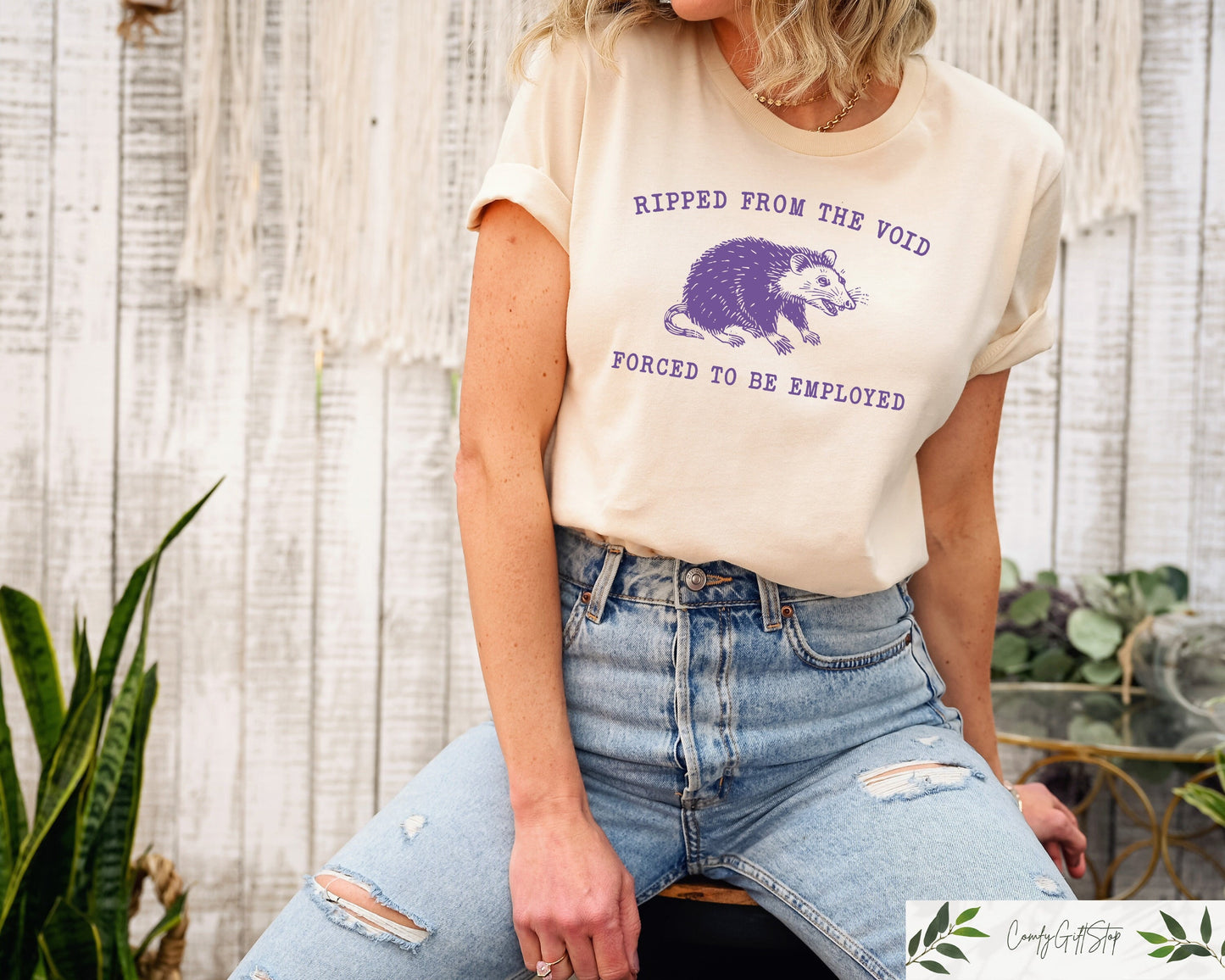 Retro Comfort Funny Shirt Ripped From The Void Shirt Funny Possum Shirt Sarcastic Shirts Meme Tshirt Opossum Shirt Silly Graphic Tee Graphic Tee – Soft Feel · Top Pick For Any Outfit