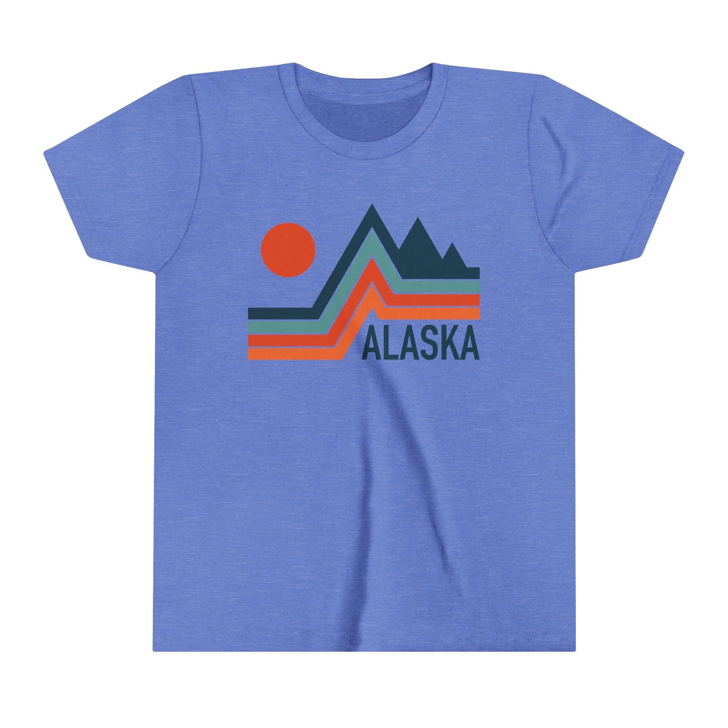 Alaska Youth Shirt Retro Mountain Alaska Kid39s TShirt Personalization Available Graphic Tee – Everyday Comfort · Must-Have Style