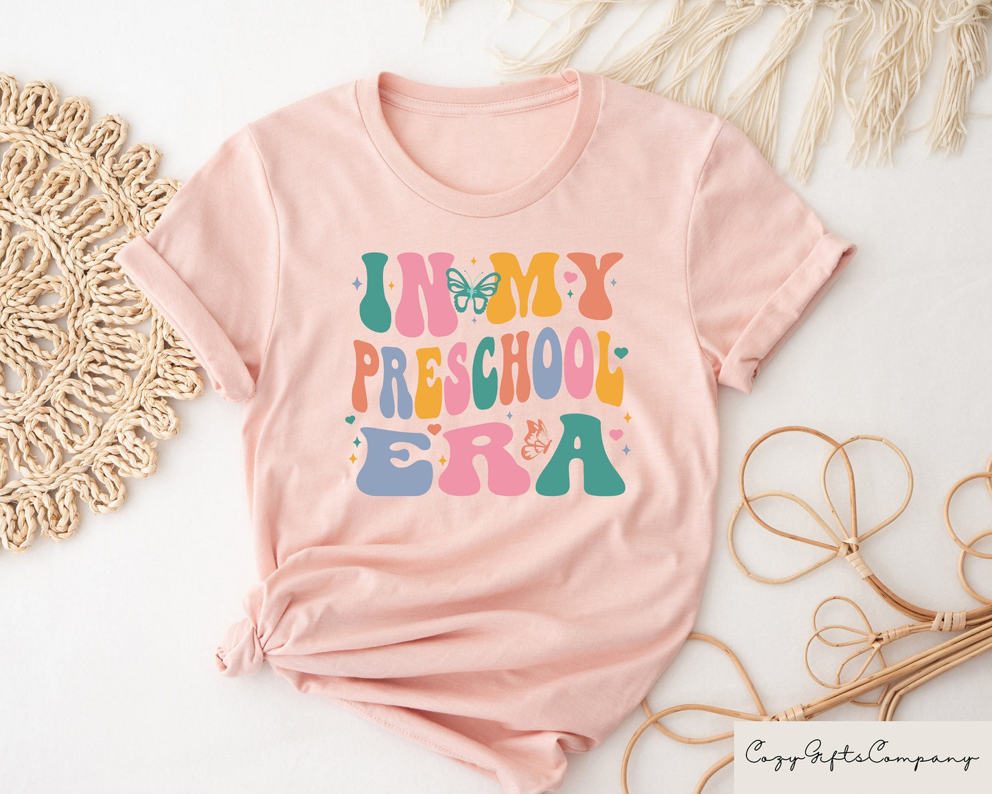 In My Preschool Era Shirt Preschool Vibes T Shirt First Day of School Shirt Back to School Shirt Preschool Kid Tee Back To School Gift Graphic Tee – Cozy Vibes · Perfect For Daily Wear