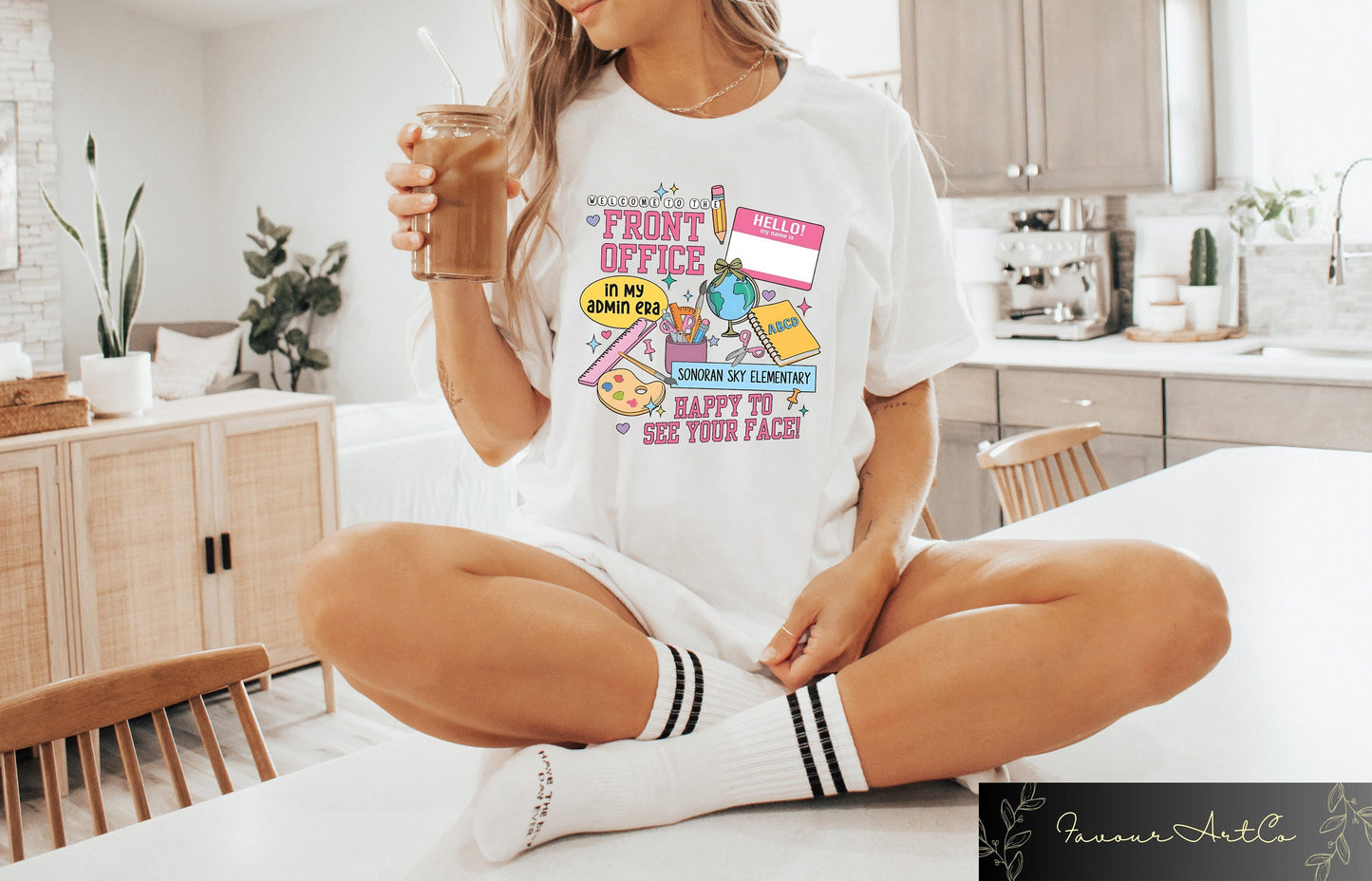 In My Admin Era School Front Office Shirt Admin Squad Gift Front Office Team School Secretary Shirt Office Squad Happy First Day of School Graphic Tee – Soft Feel · Perfect For Daily Wear